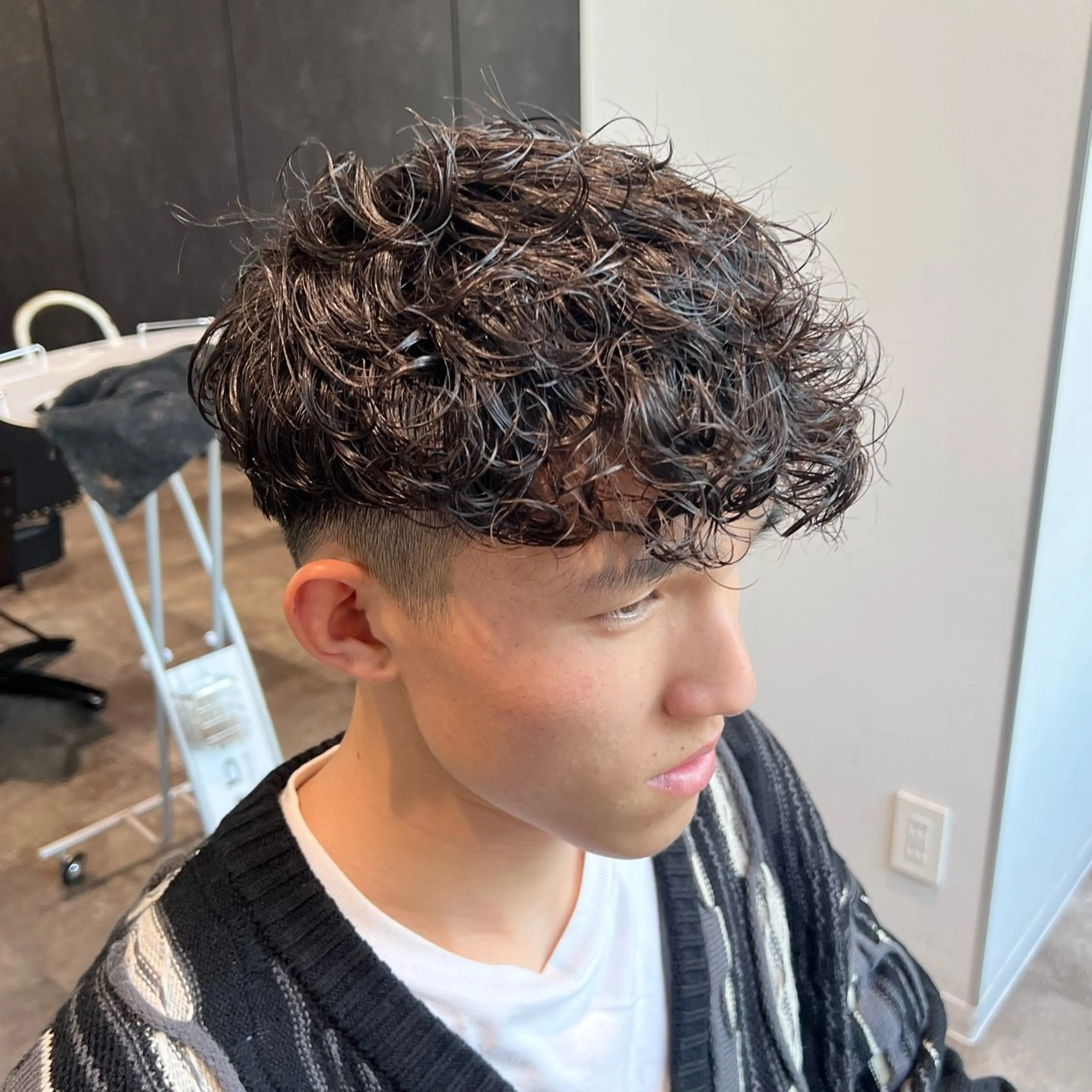 パーマ メンズ カット パーマ メンズパーマ/ メンズ特化/寺阪拓真のヘアスタイル