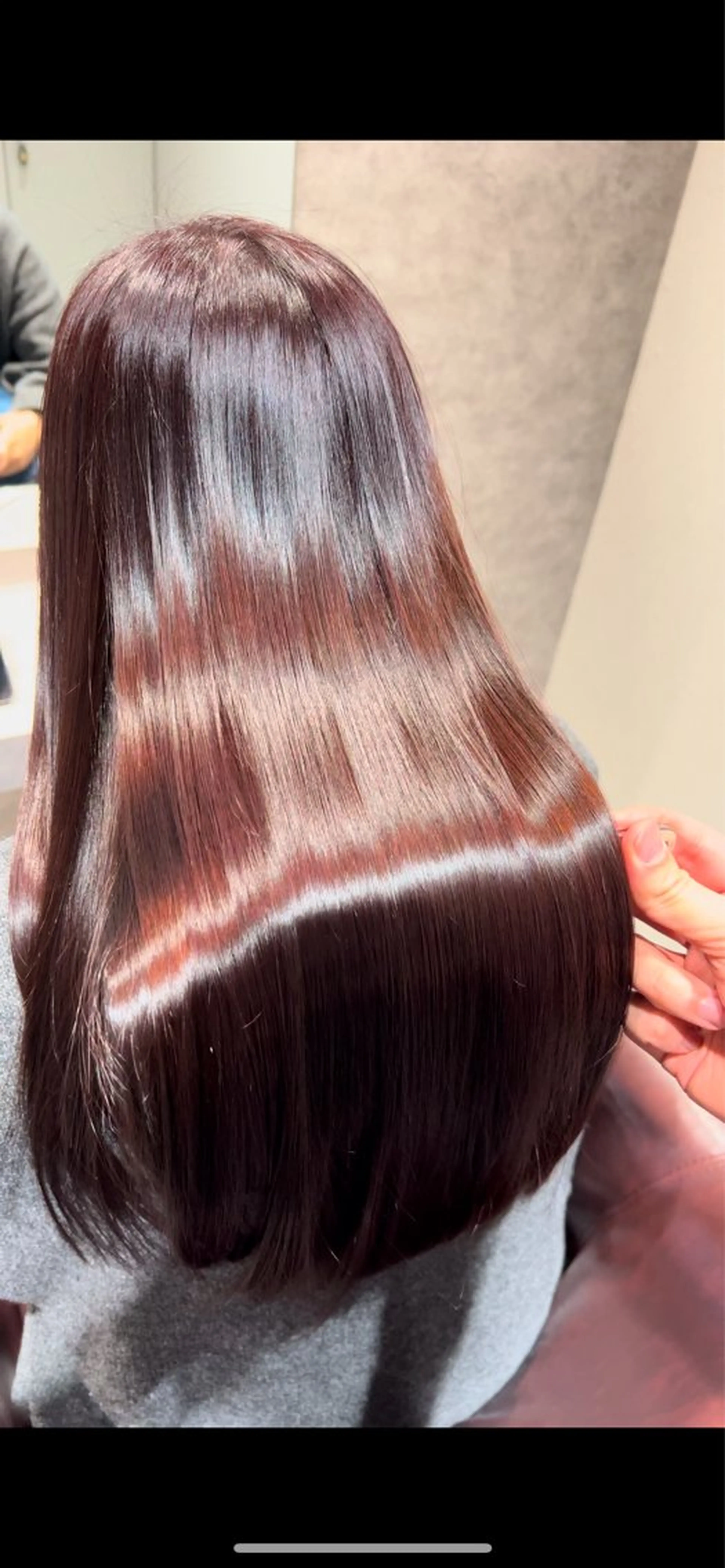 ロング カット ヘアカラー トリートメント 新宿🚉髪質改善専門 waTatoriのヘアスタイル