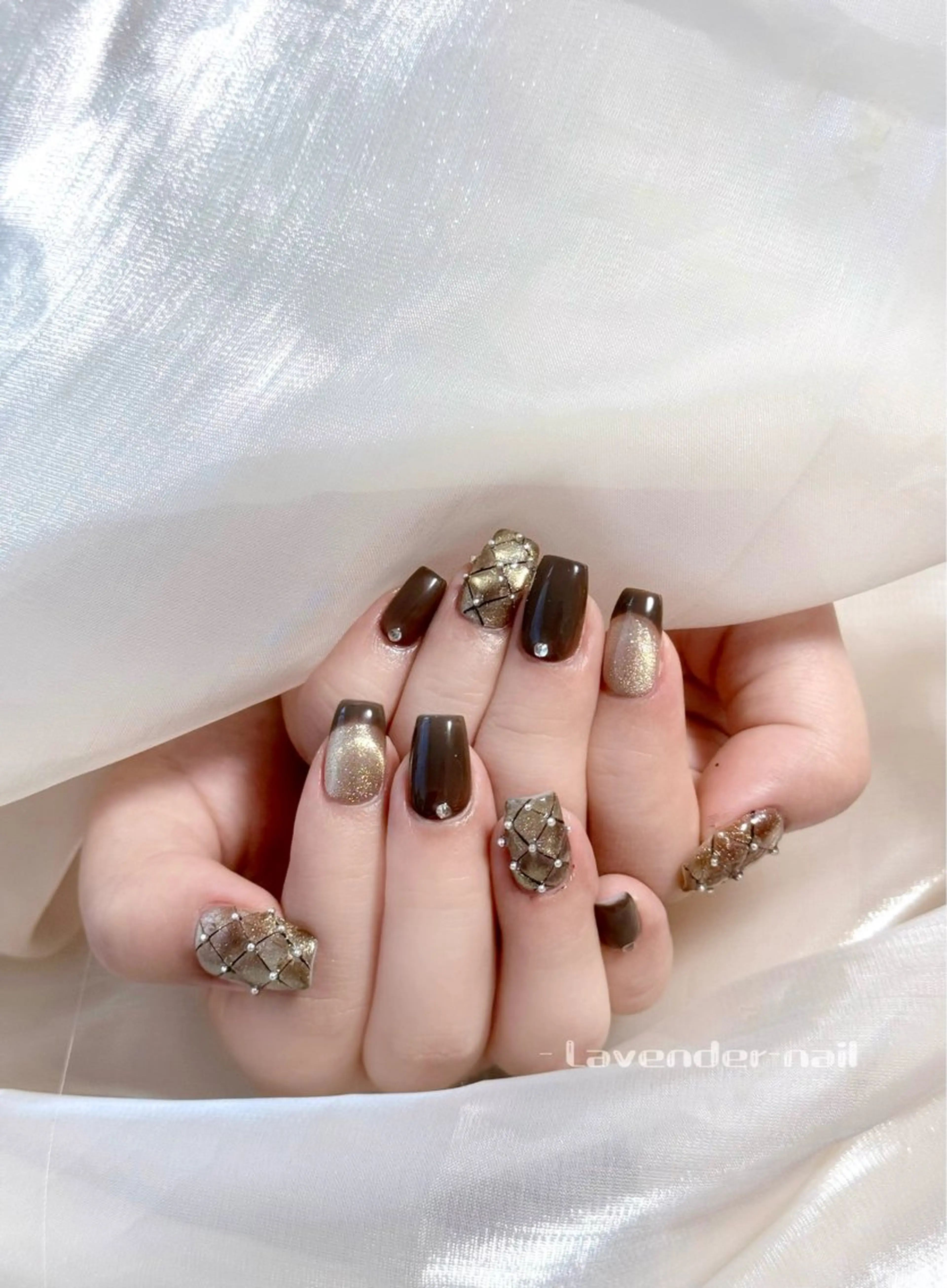 ネイル ハンドネイル Lavender nail·北18条のネイルデザイン