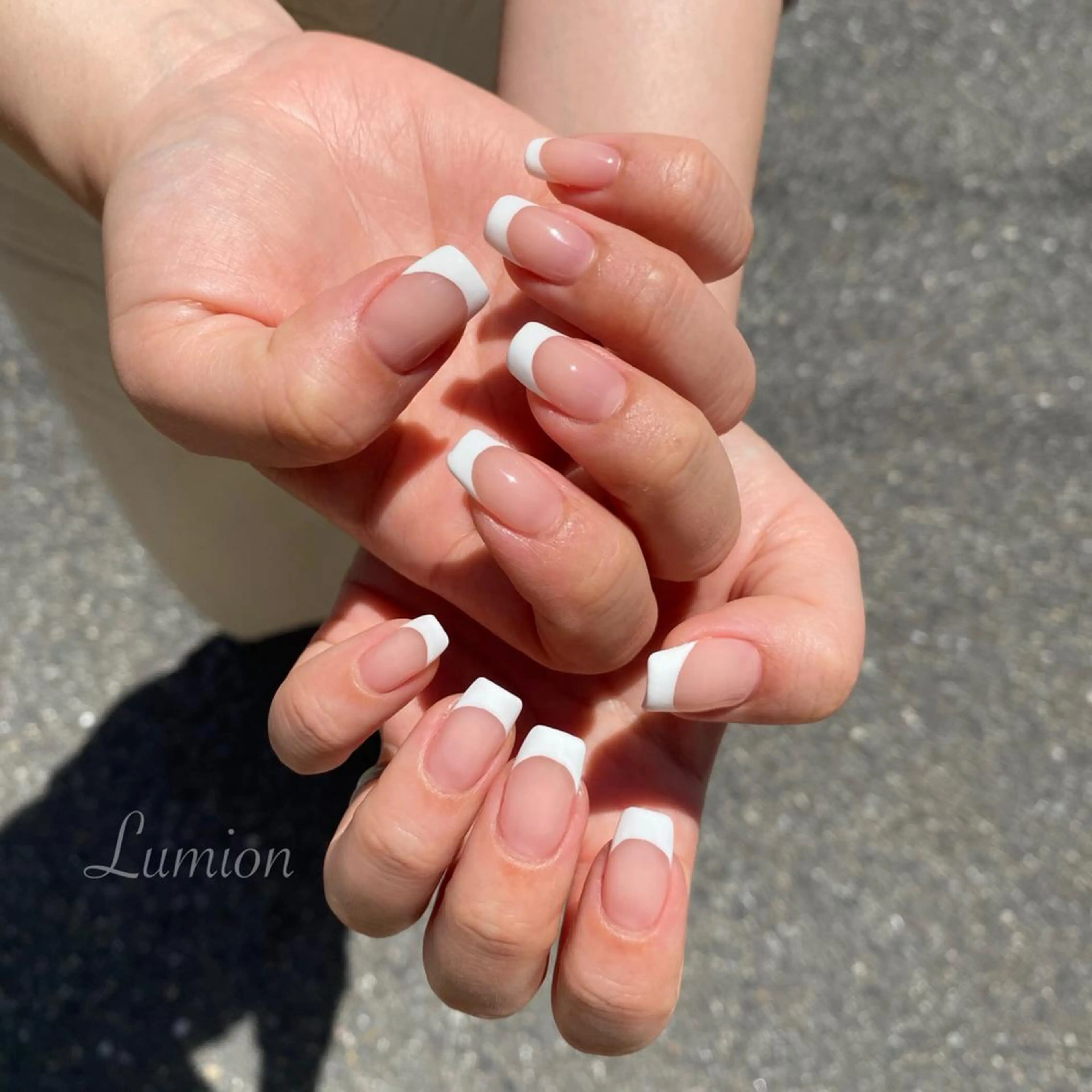 ネイル フレンチネイル ハンドネイル nailroom Lumionのネイルデザイン