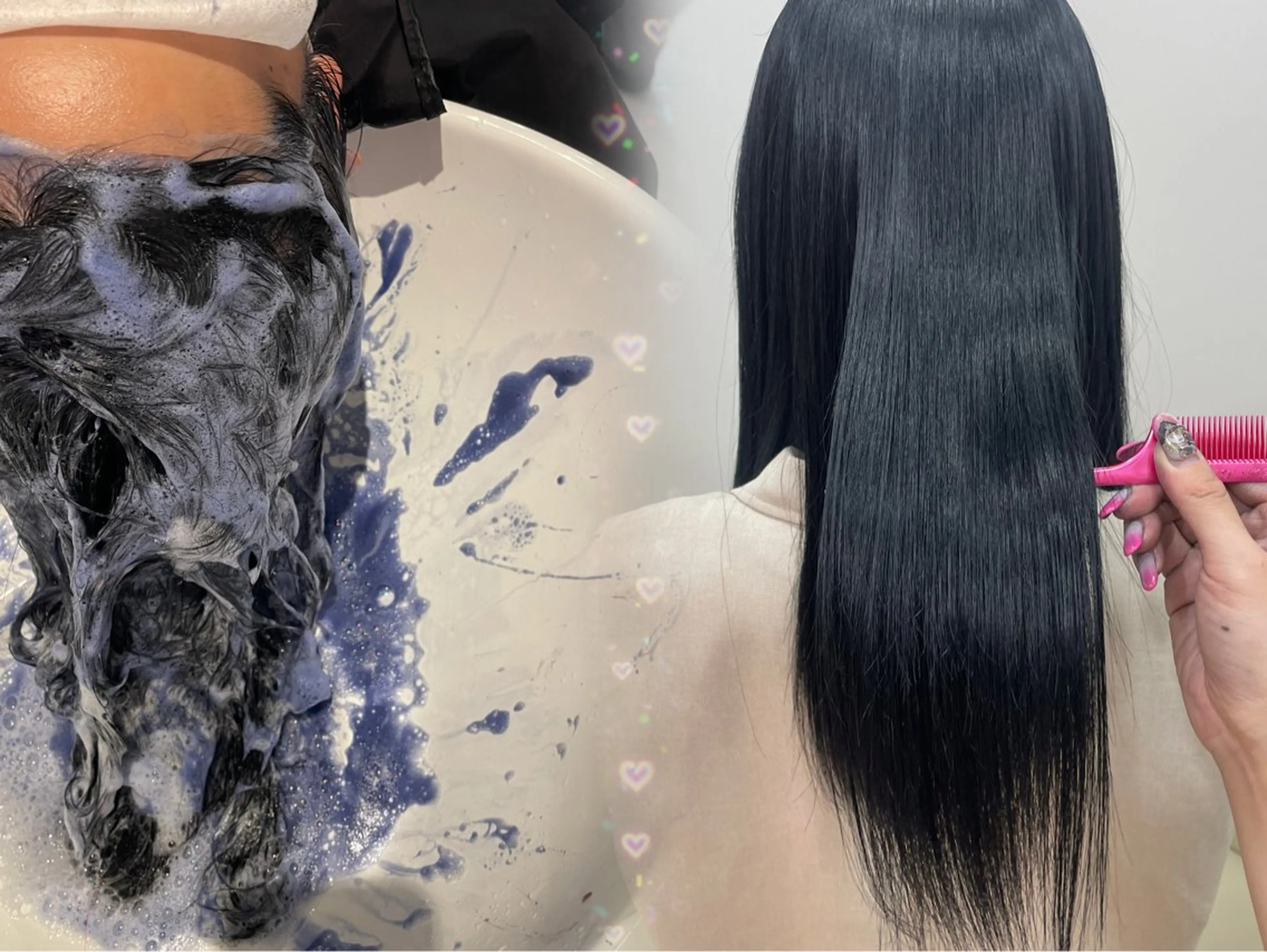 𓈒𓂂𓏸🌷4月限定 🌷𓈒𓂂𝐜𝐨𝐥𝐨𝐫+𝟐𝐬𝐭𝐞𝐩 トリートメント🫧の写真