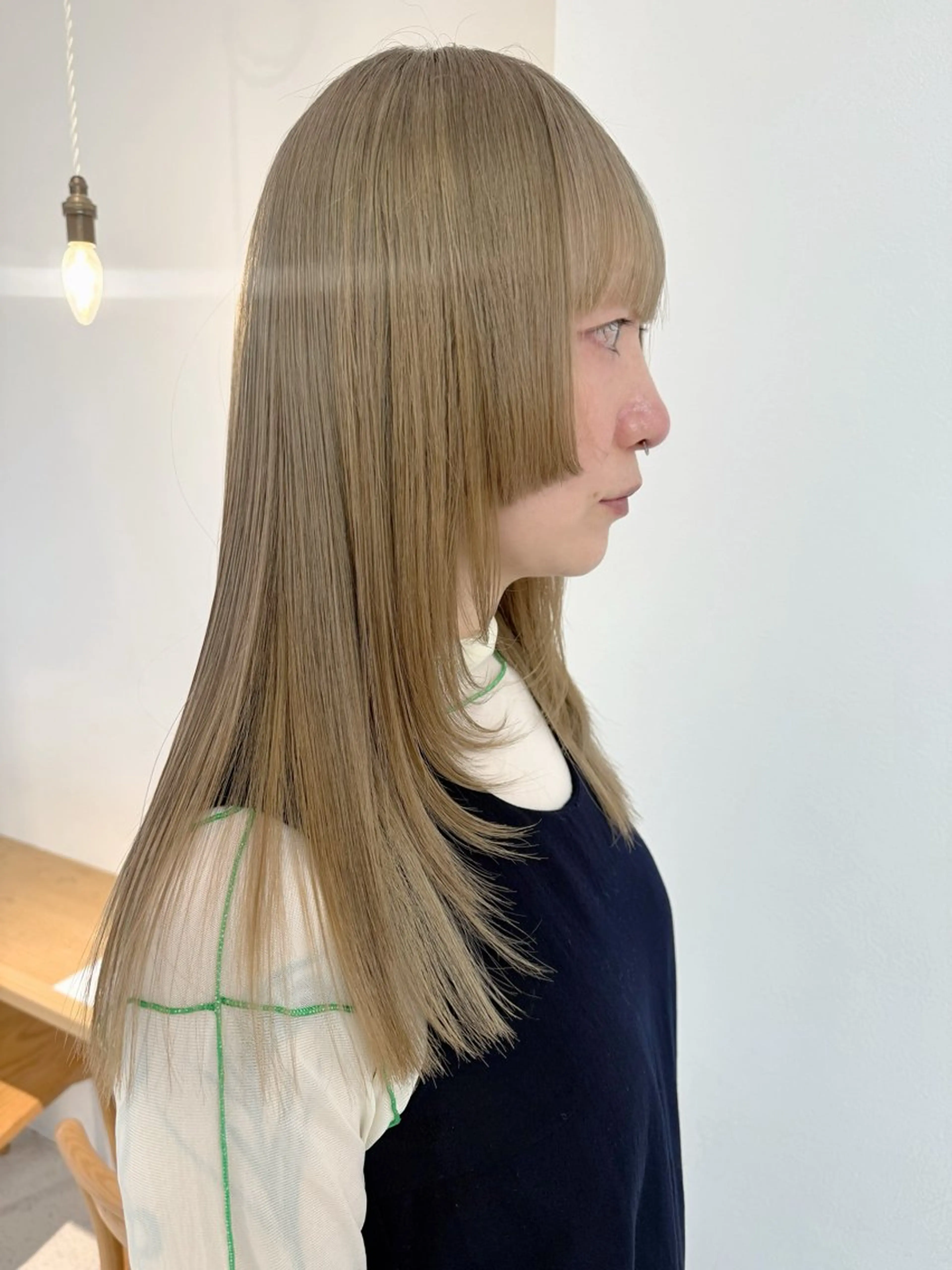 セミロング カラー ✨オール年代🆗 🤍ウチダアユコのヘアスタイル