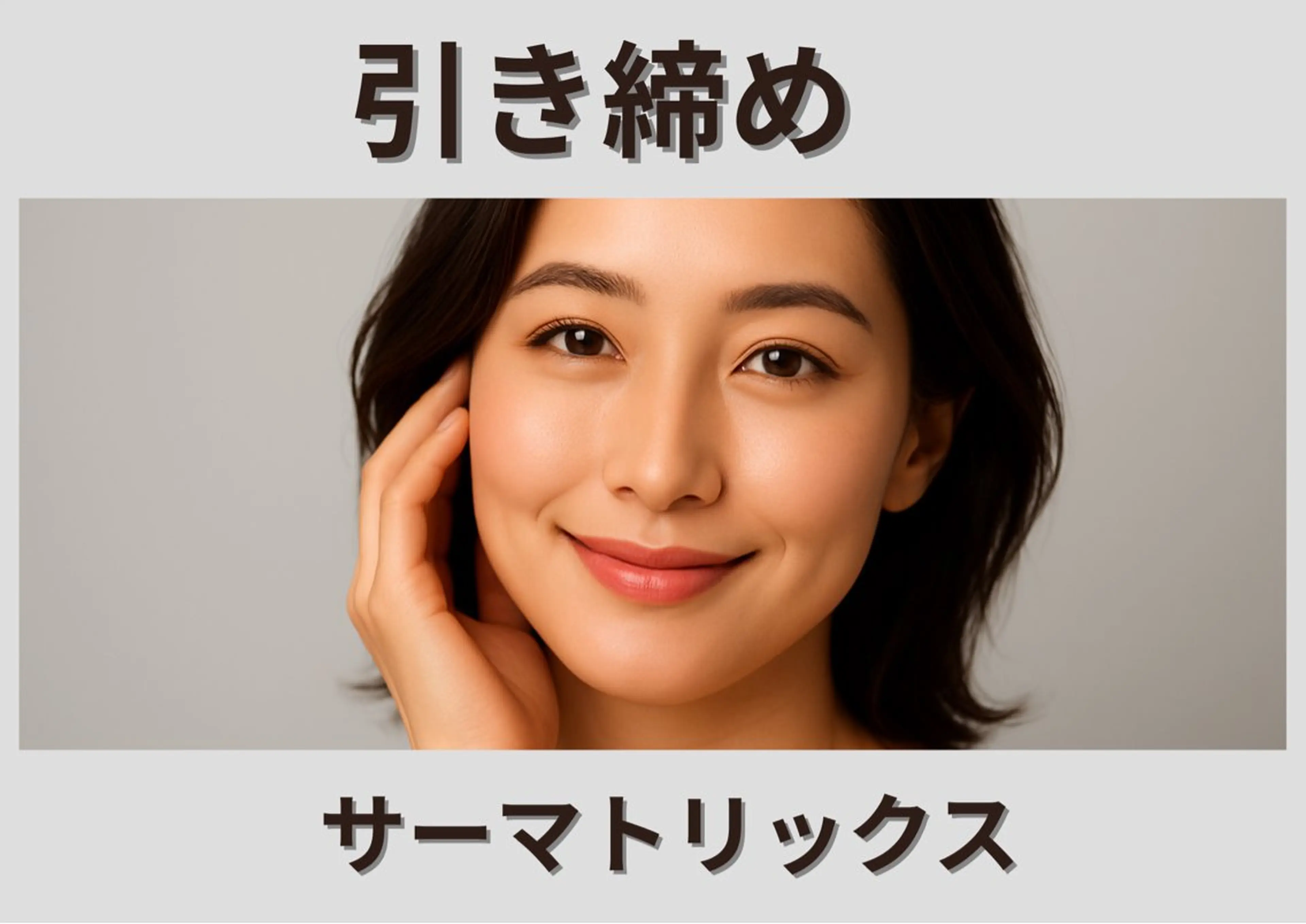 【卒業・入学前の印象UP】サーマトリックスハリ肌リフトケア|選べる3箇所！フェイシャル小顔・毛穴開き改善！の写真