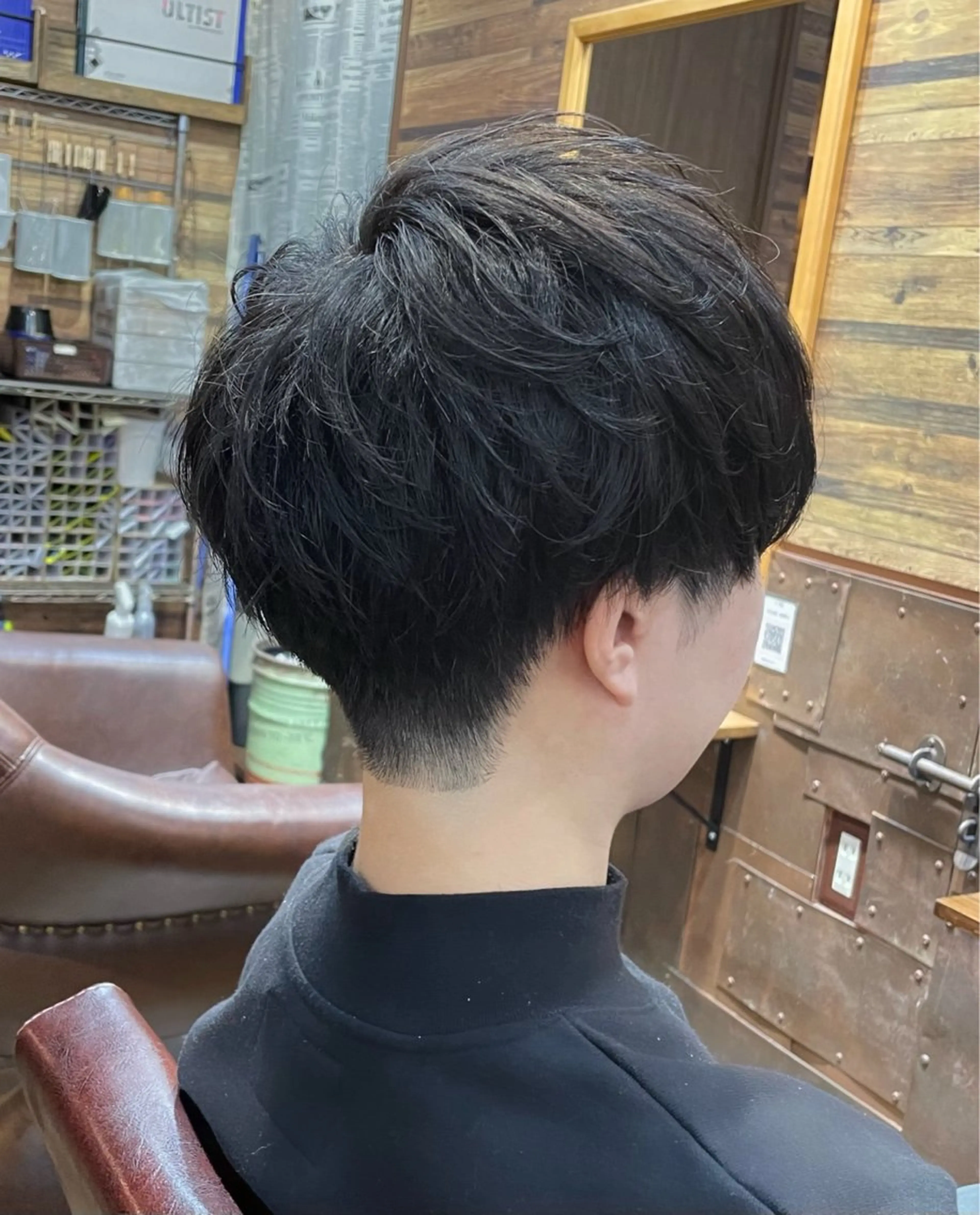 メンズ マッシュ 刈り上げ カット パーマ 髪質改善/ショート/ メンズカット/KAiのヘアスタイル