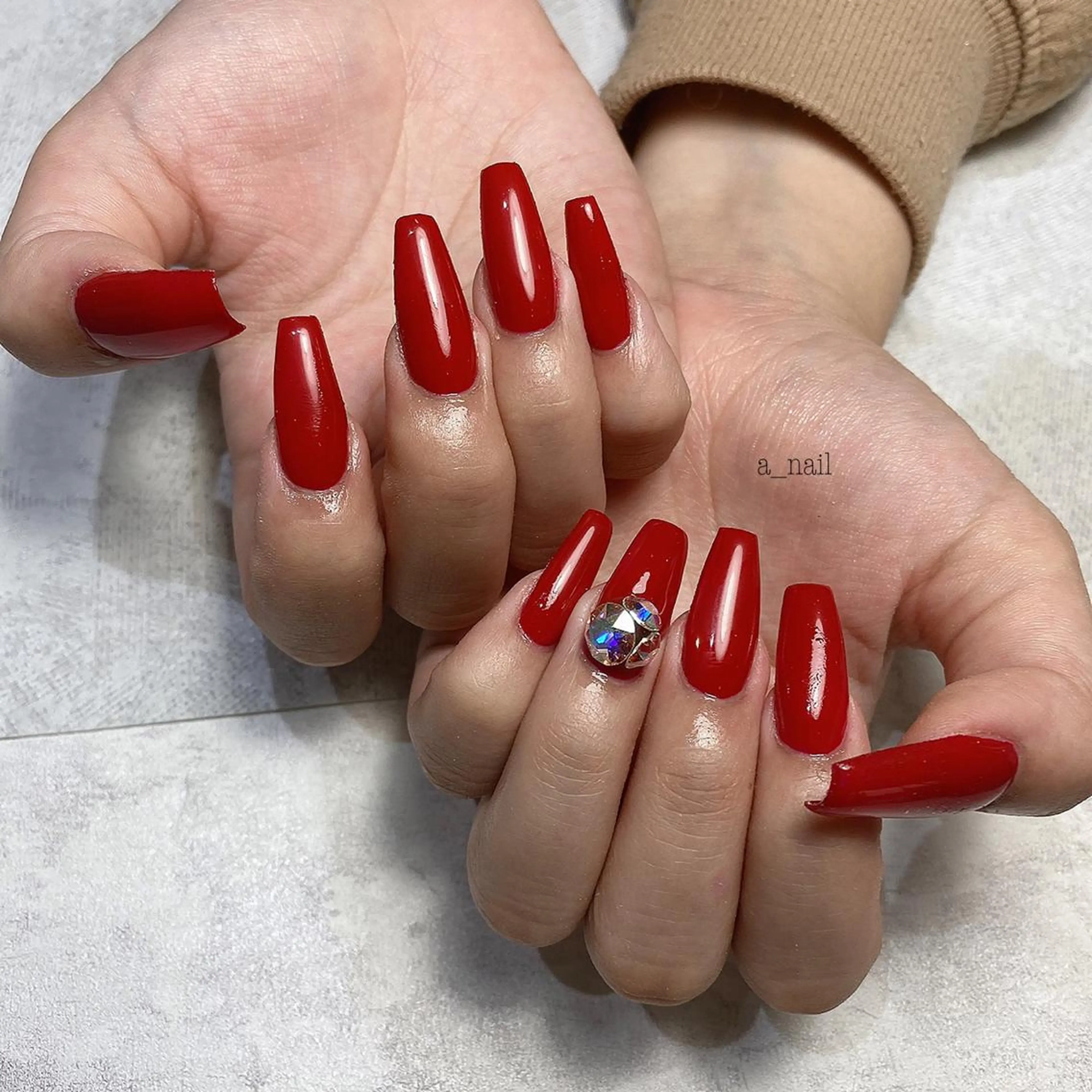 ワンカラーorラメグラの写真