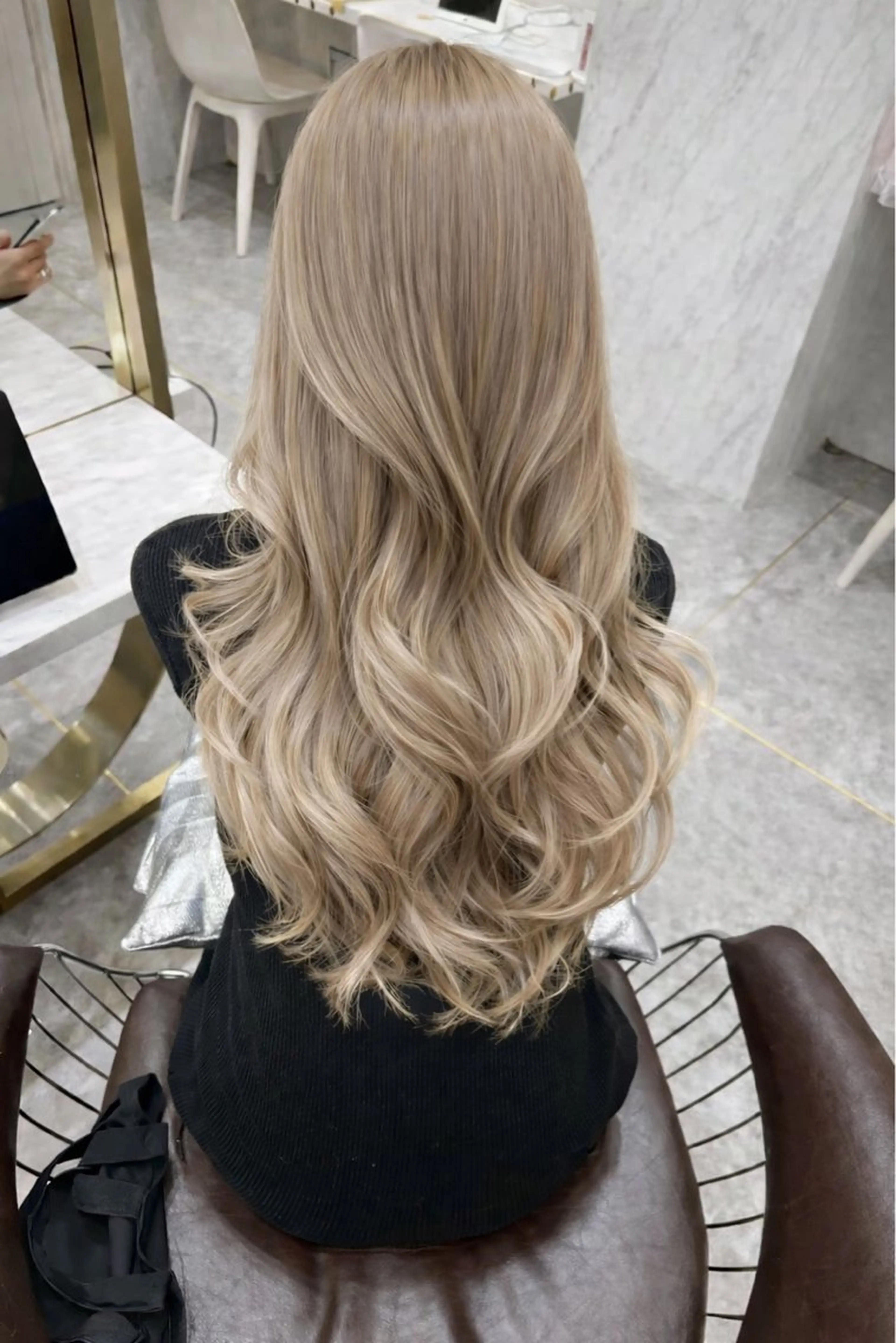 ミディアム ヘアカラー トリートメント 🎀似合わせカット/ 透明感カラー/翼🎀のヘアスタイル