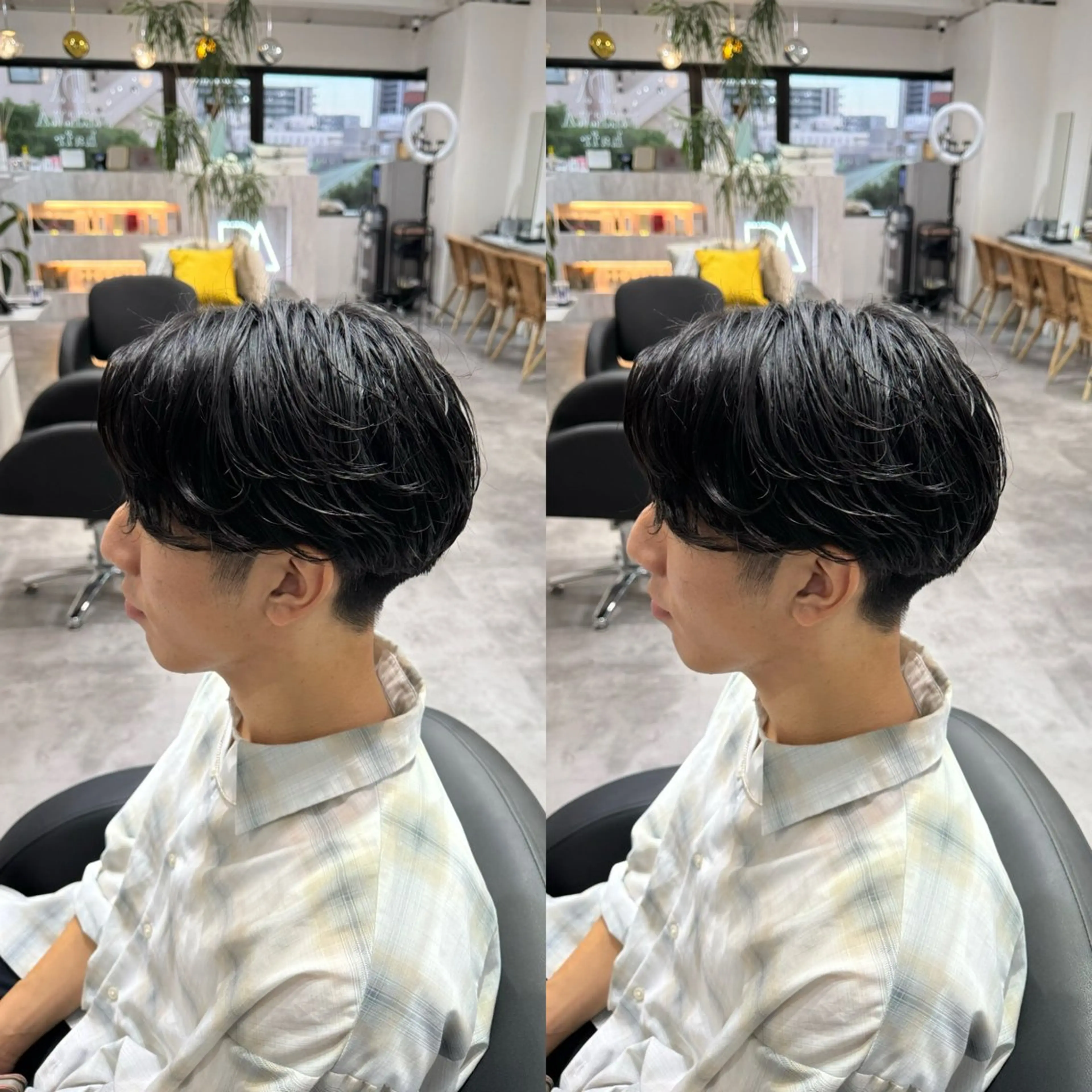 ショート パーマ メンズ メンズパーマ ニュアンスパーマ カット パーマ トリートメント ヘッドスパ メンズパーマ/ショ ートカット/福井悟朗のヘアスタイル