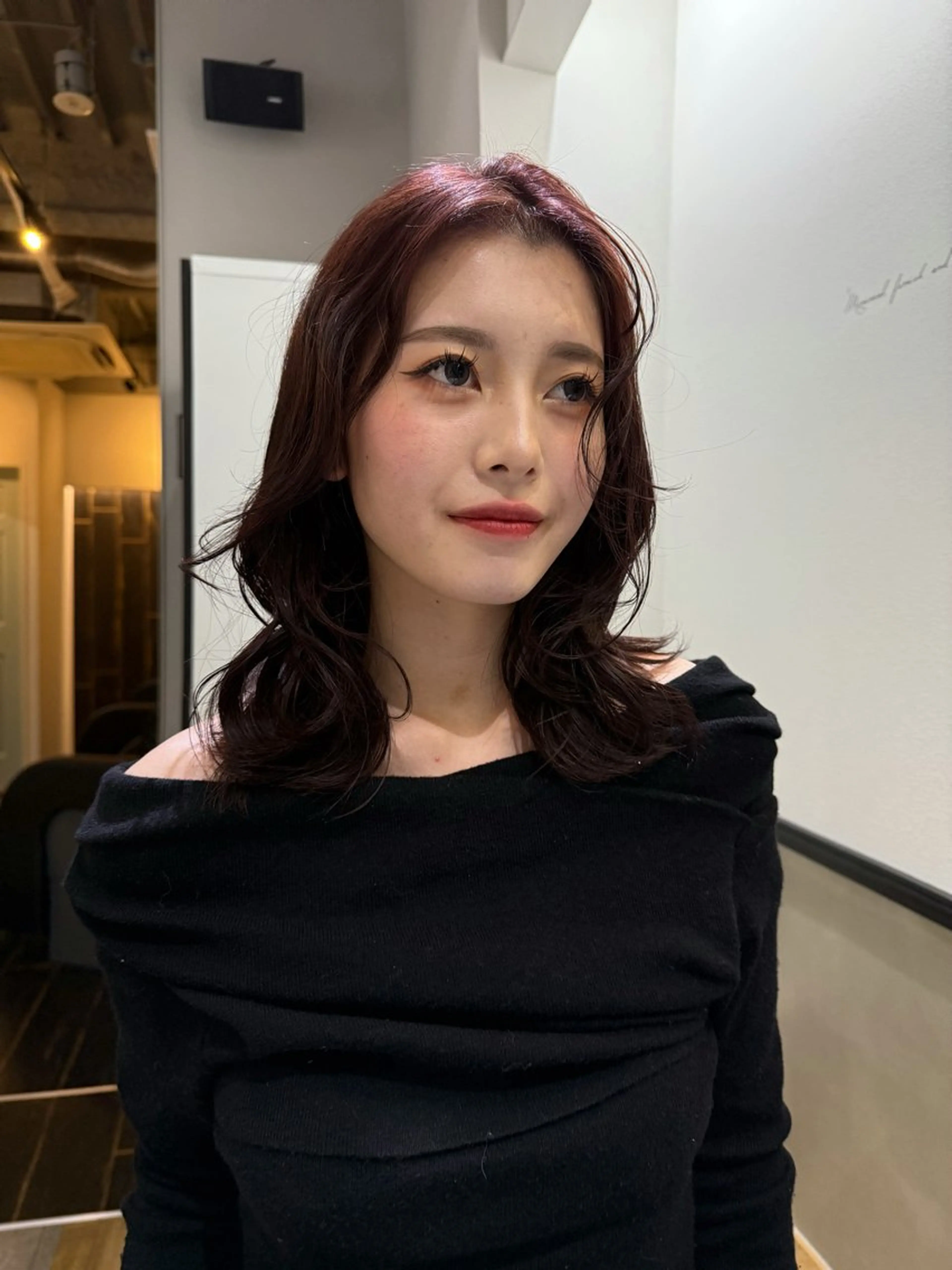 セミロング カラー ブリーチ ブリーチなしカラー 福岡ヘアセット/ 髪質改善/ayaneのヘアスタイル