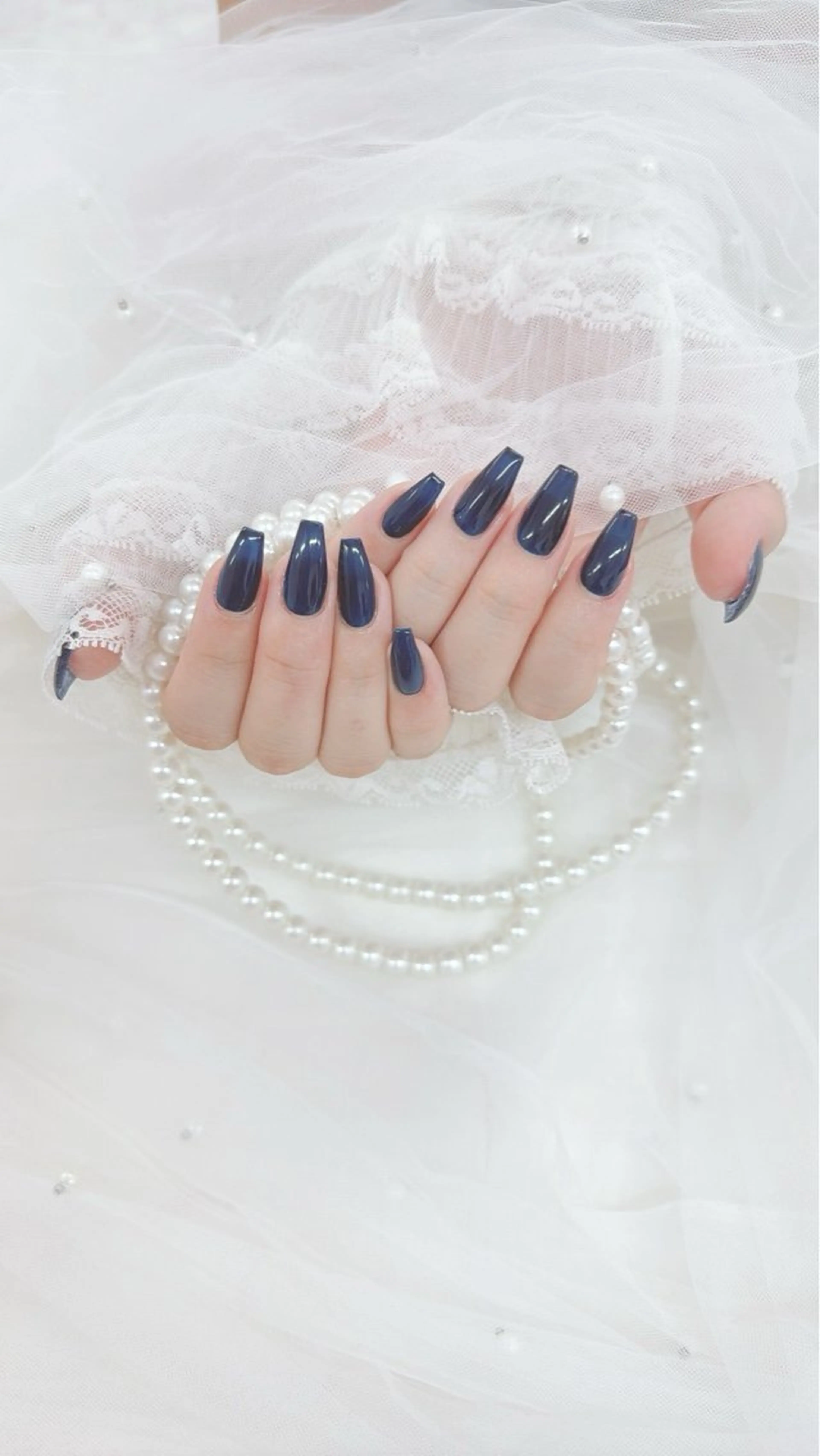 【Jrネイリスト】ワンカラーorラメグラ★自爪に優しい丁寧ケア付 (オフ込)¥2160の写真