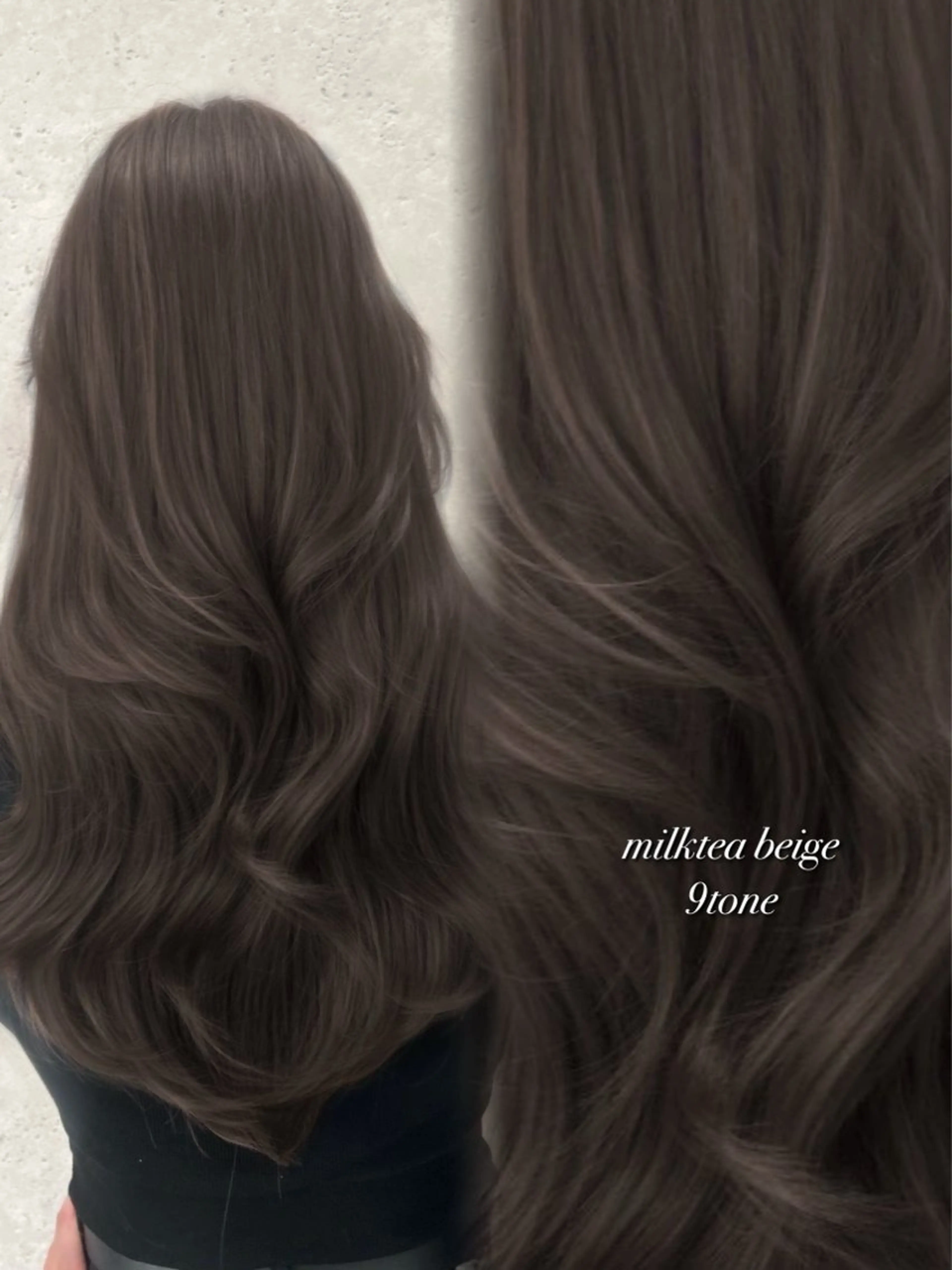 ロング ヘアカラー トリートメント 透明感/うる艶カラー /RARAKA🤍のヘアスタイル