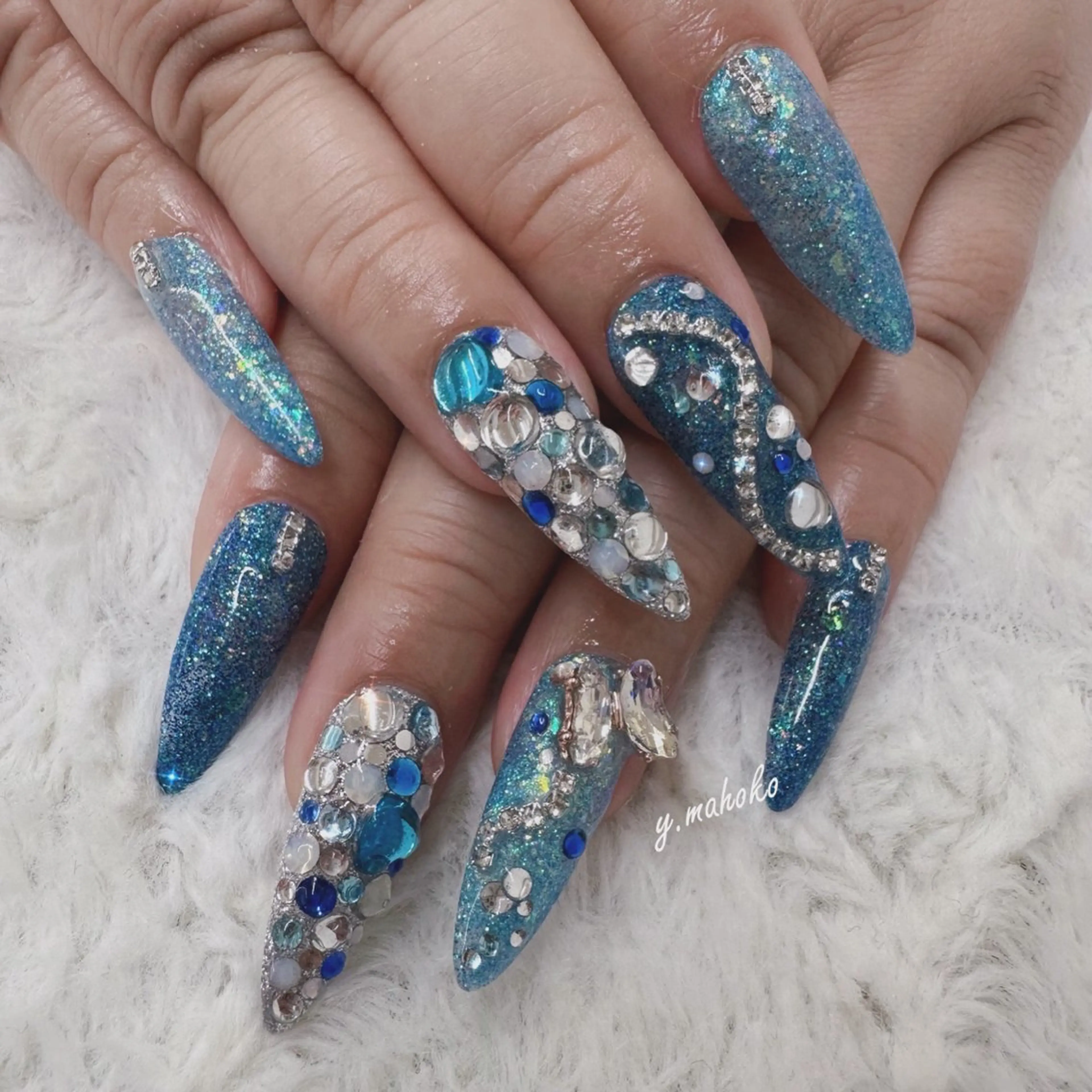 【初回】スカルプ（長さだし）⭐️アートし放題スカオフありの写真