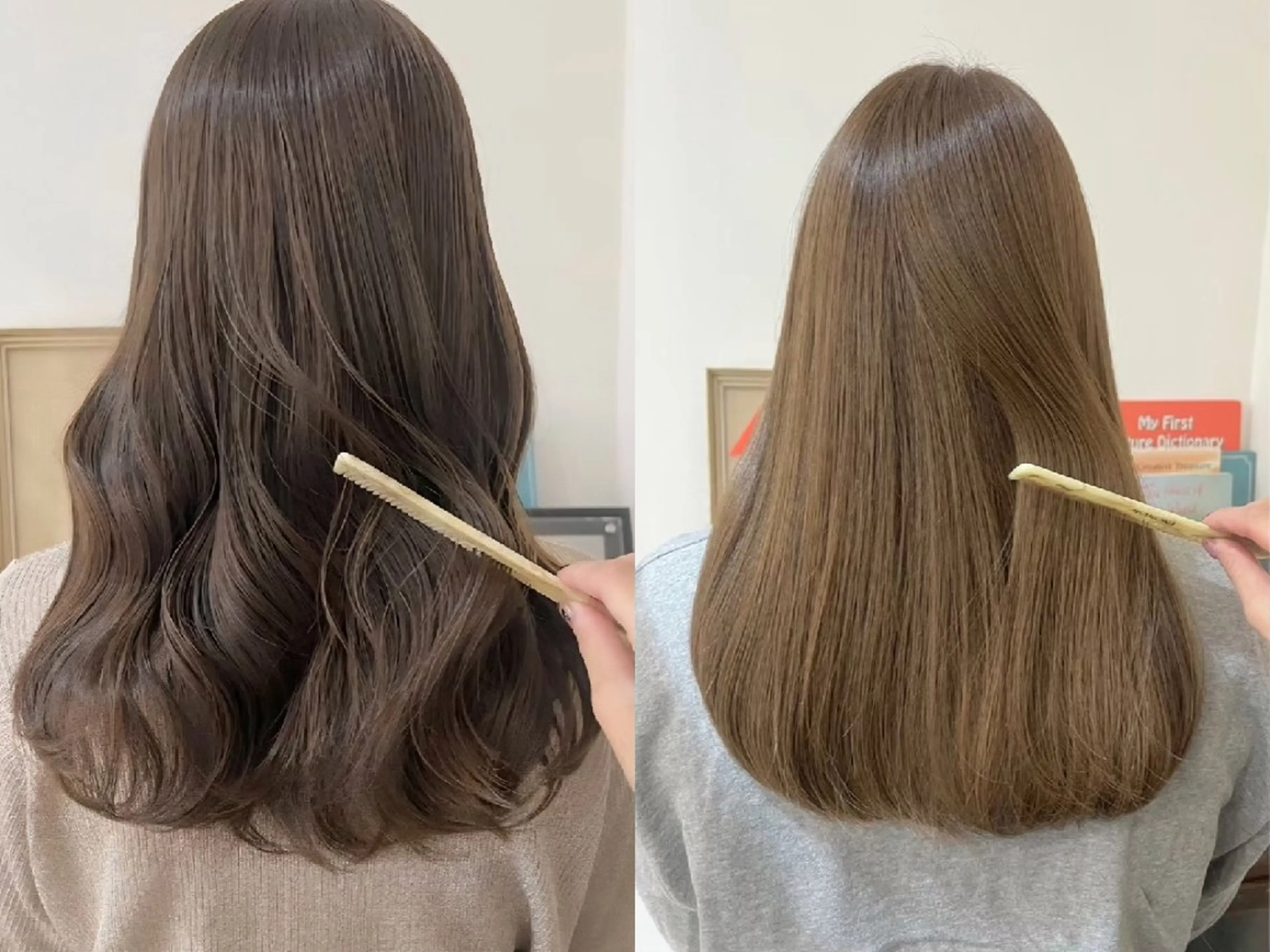 ⭐ワンカラー ＋ 髪質改善トリートメント付⭐の写真