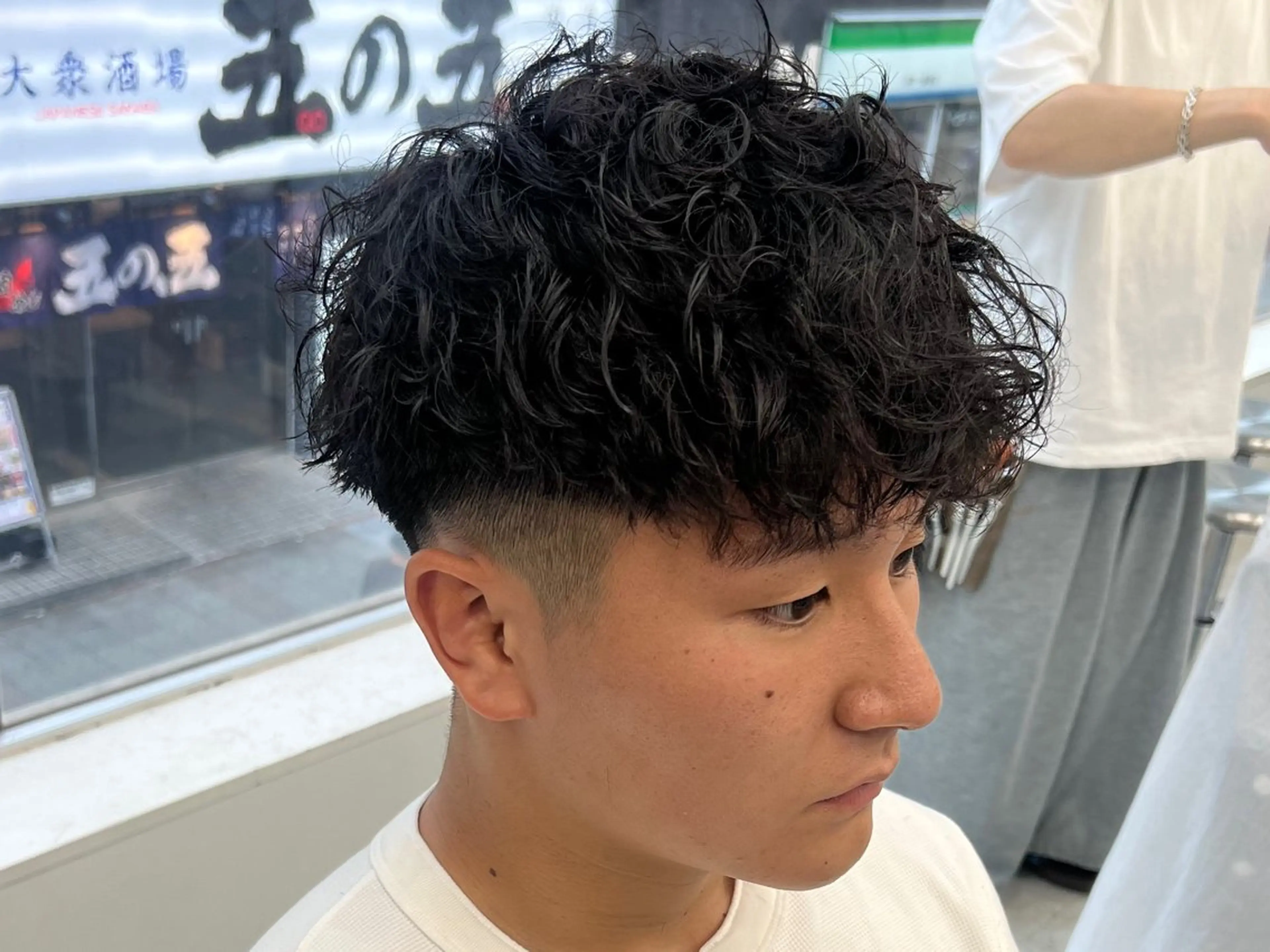 ショート パーマ メンズ カット パーマ ヘアセット 垢抜けメンズパーマ/ DAICHIのヘアスタイル