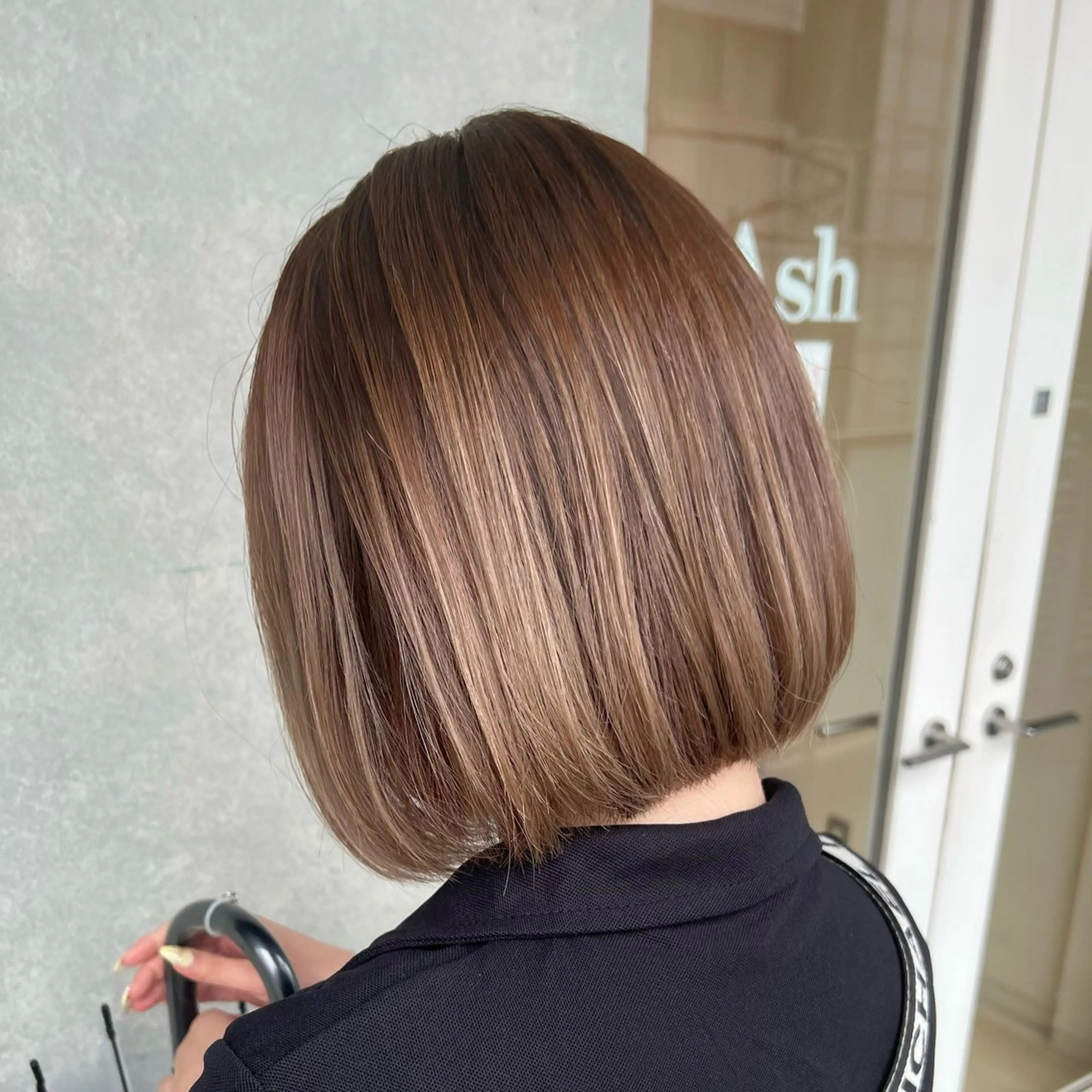 ショート ボブ カット 遠藤姫花 𝒂𝒔𝒉草加𓂃のヘアスタイル