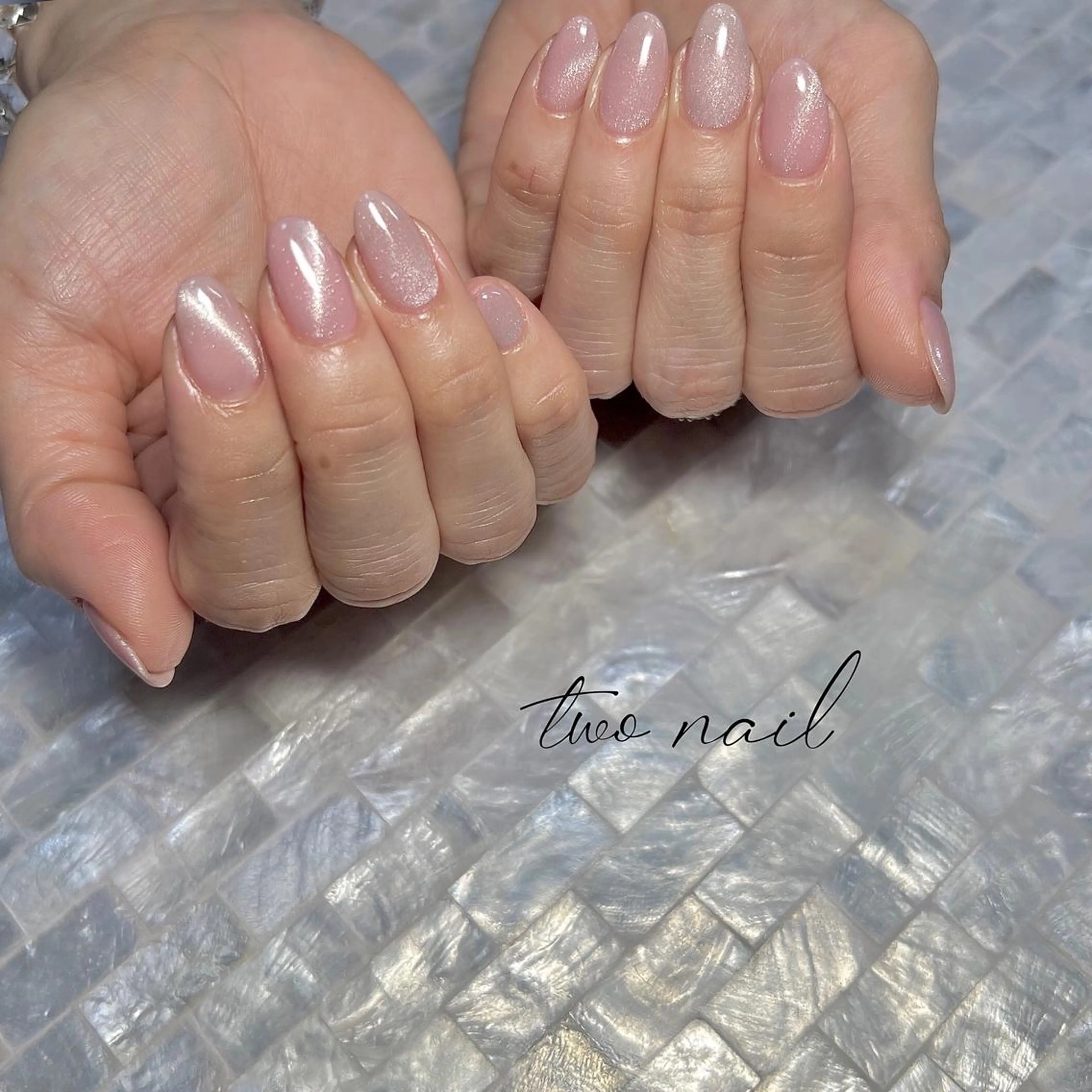 ネイル アートネイル フットネイル ハート マグネットネイル ニュアンスネイル ハンドネイル two nailのネイルデザイン