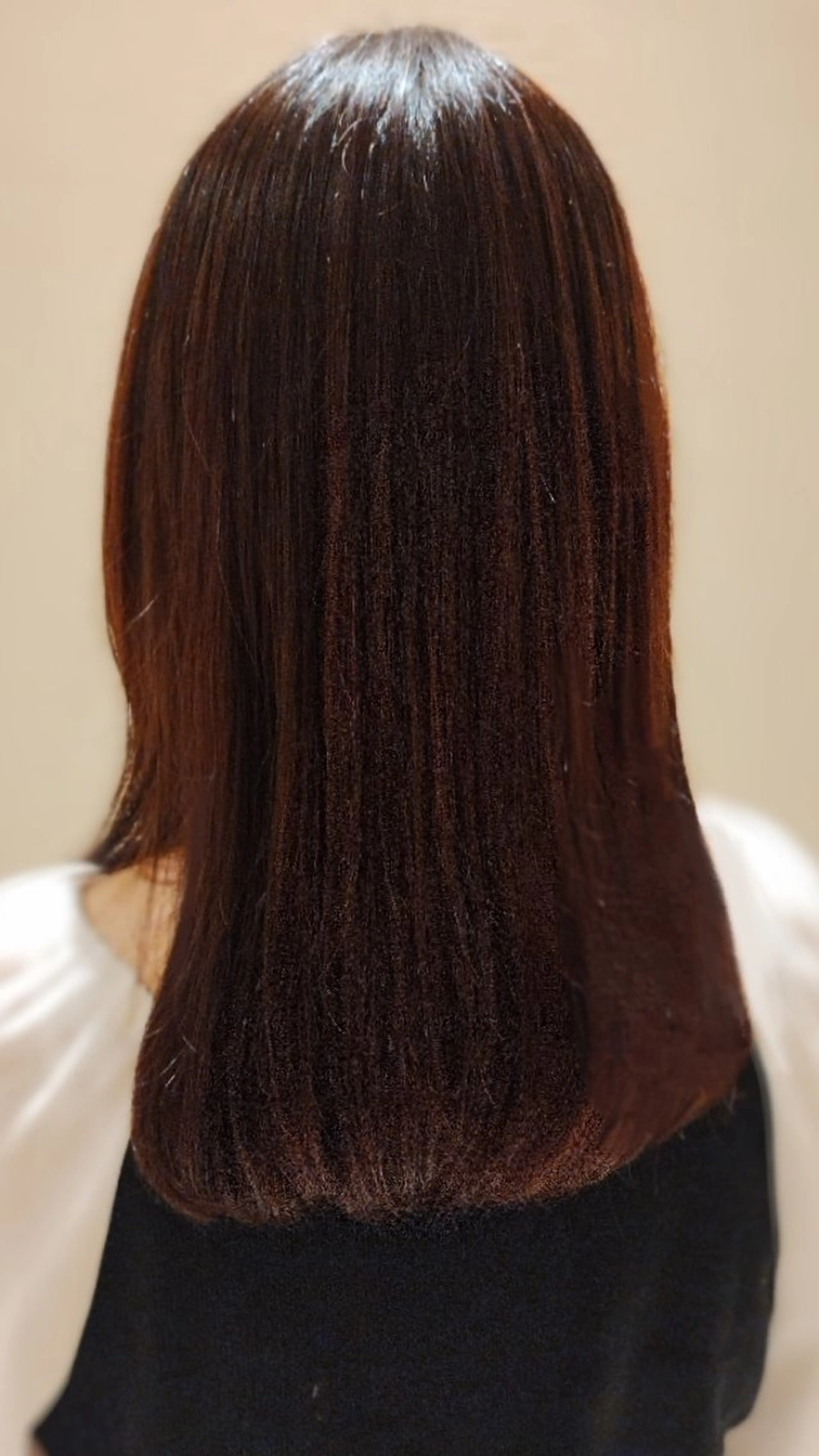 カラー ブラウンカラー レッドカラー エバト チヒロのヘアスタイル