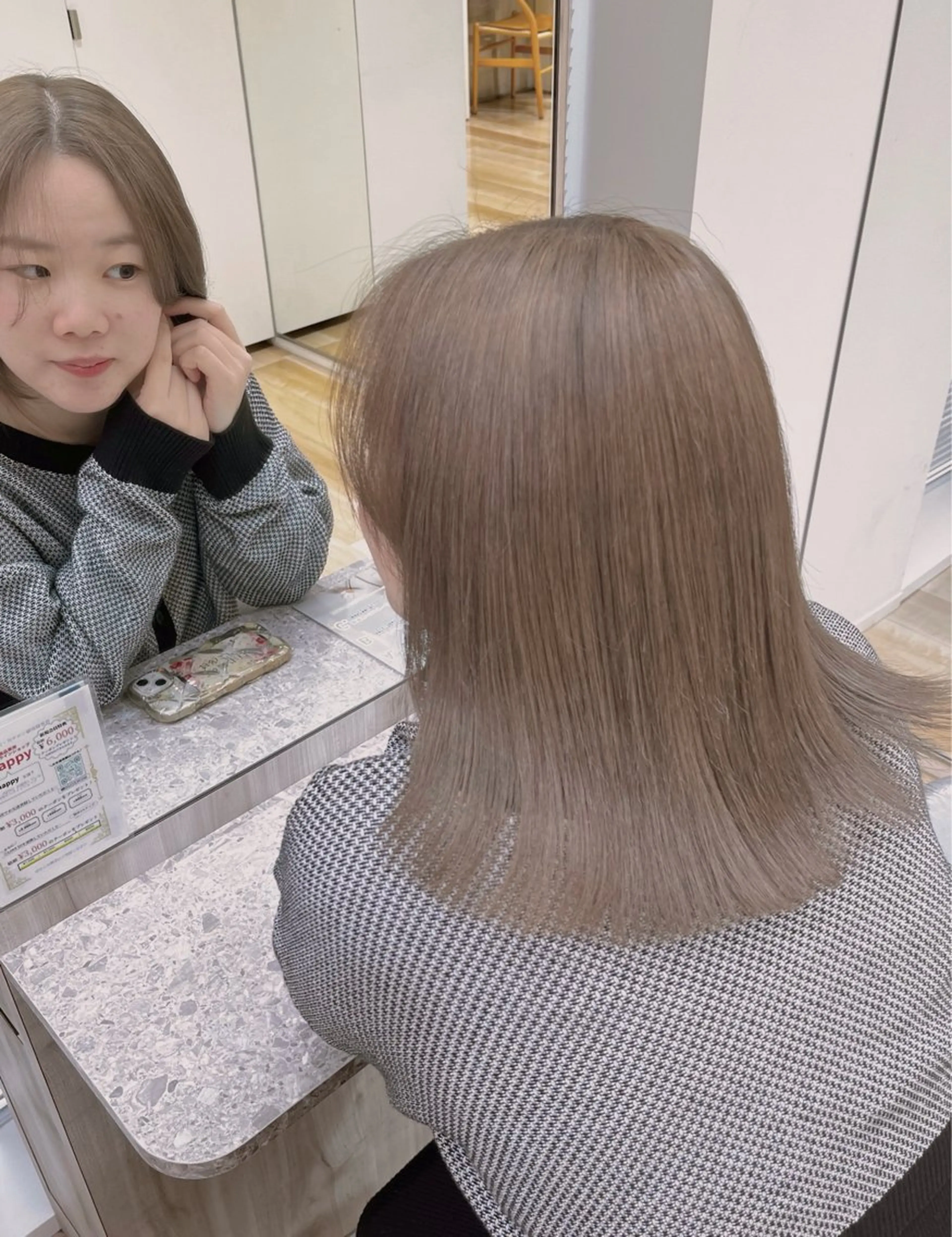 ロング カット ヘアカラー 大人かわいい lobec/田代のヘアスタイル