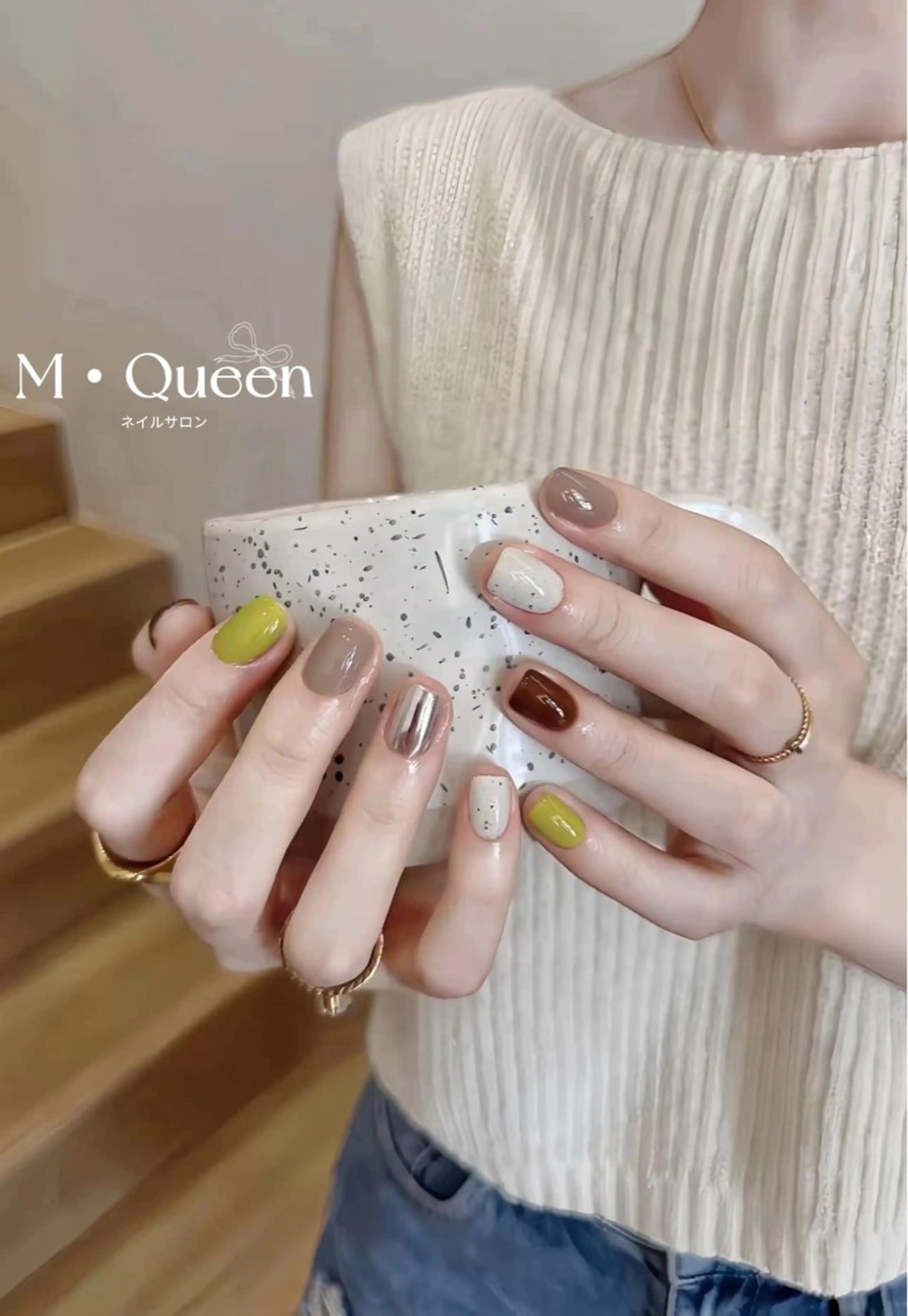 ネイル MQueen ネイルサロンマルのネイルデザイン