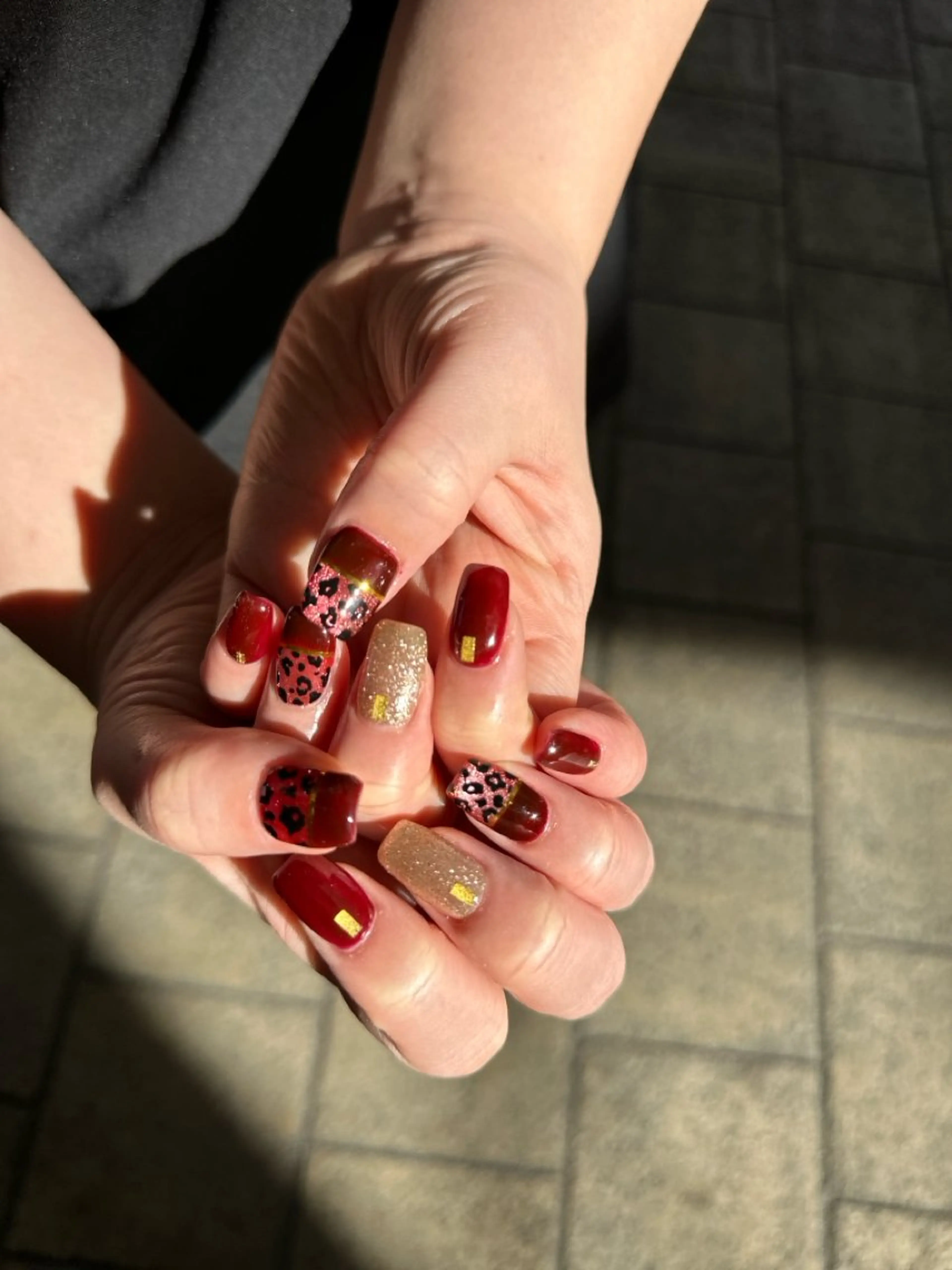 ネイル アニマル柄 nailsalon ∞ ﾐｶﾅﾙ ∞のネイルデザイン