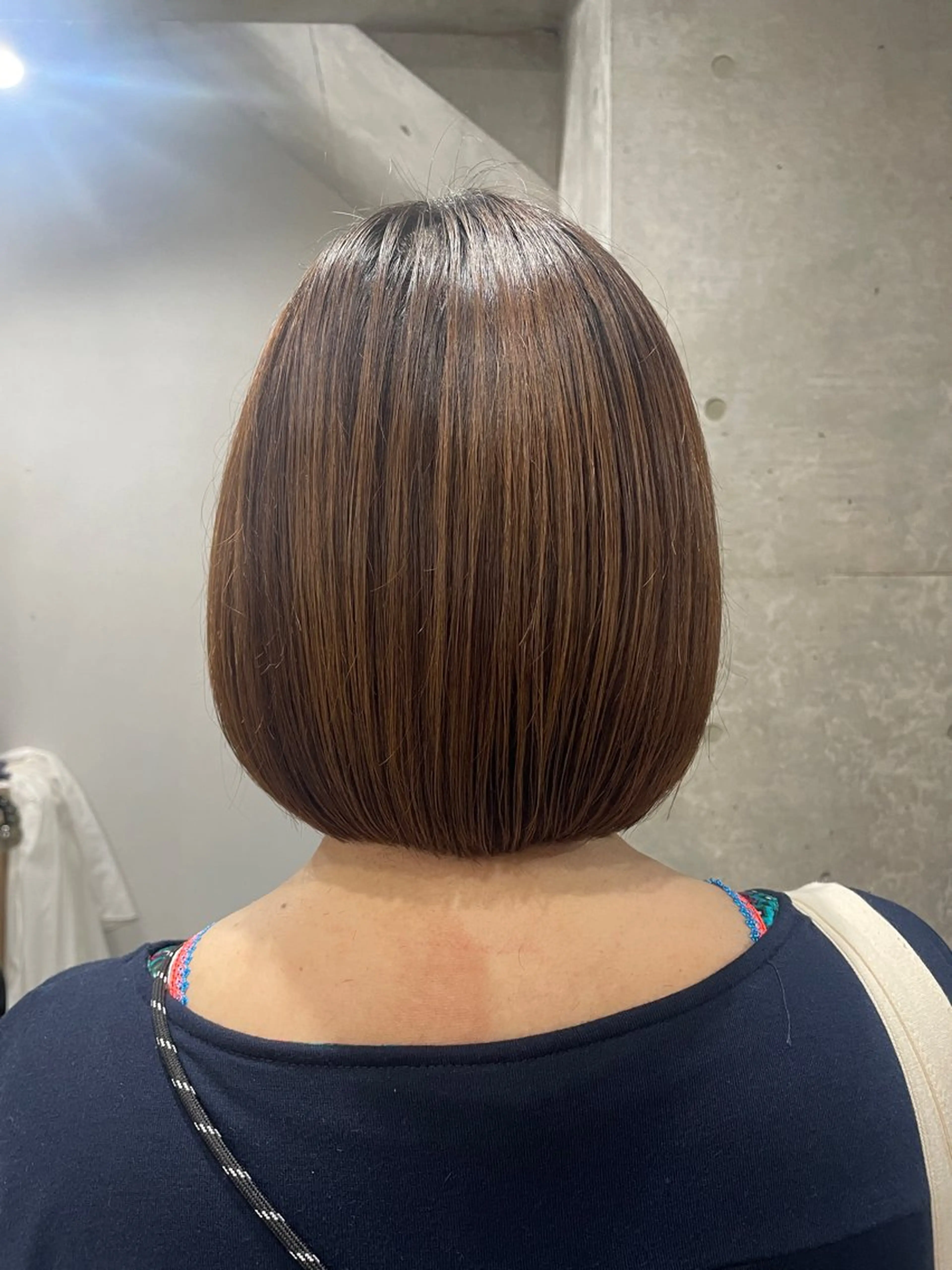 ミディアム カラー カット ヘアカラー 表参道🌿赤み消し カラー/チナツのヘアスタイル