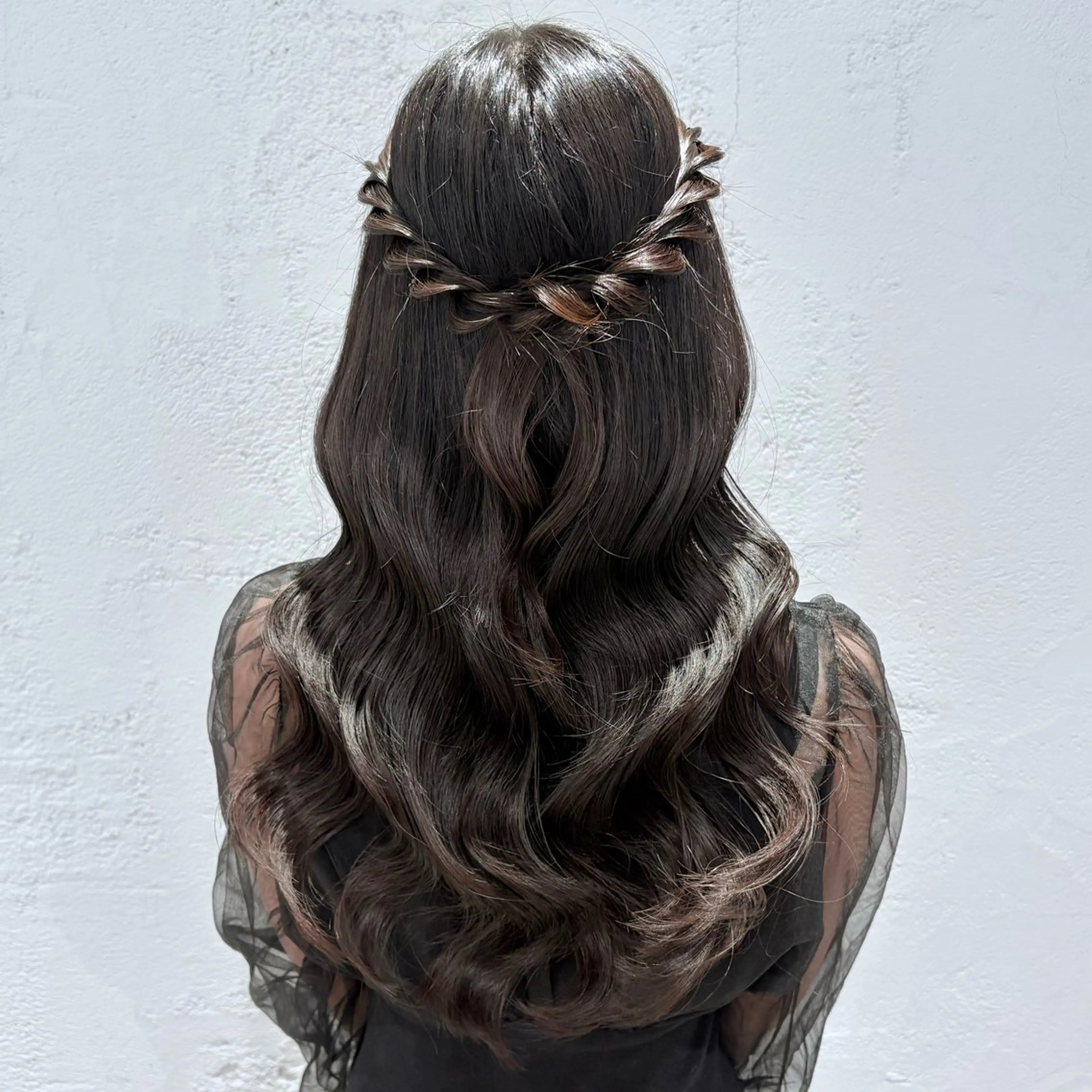 ロング ヘアアレンジ ヘアセット 縮毛矯正/Wカラー /アレンジ🌙あまにのヘアスタイル