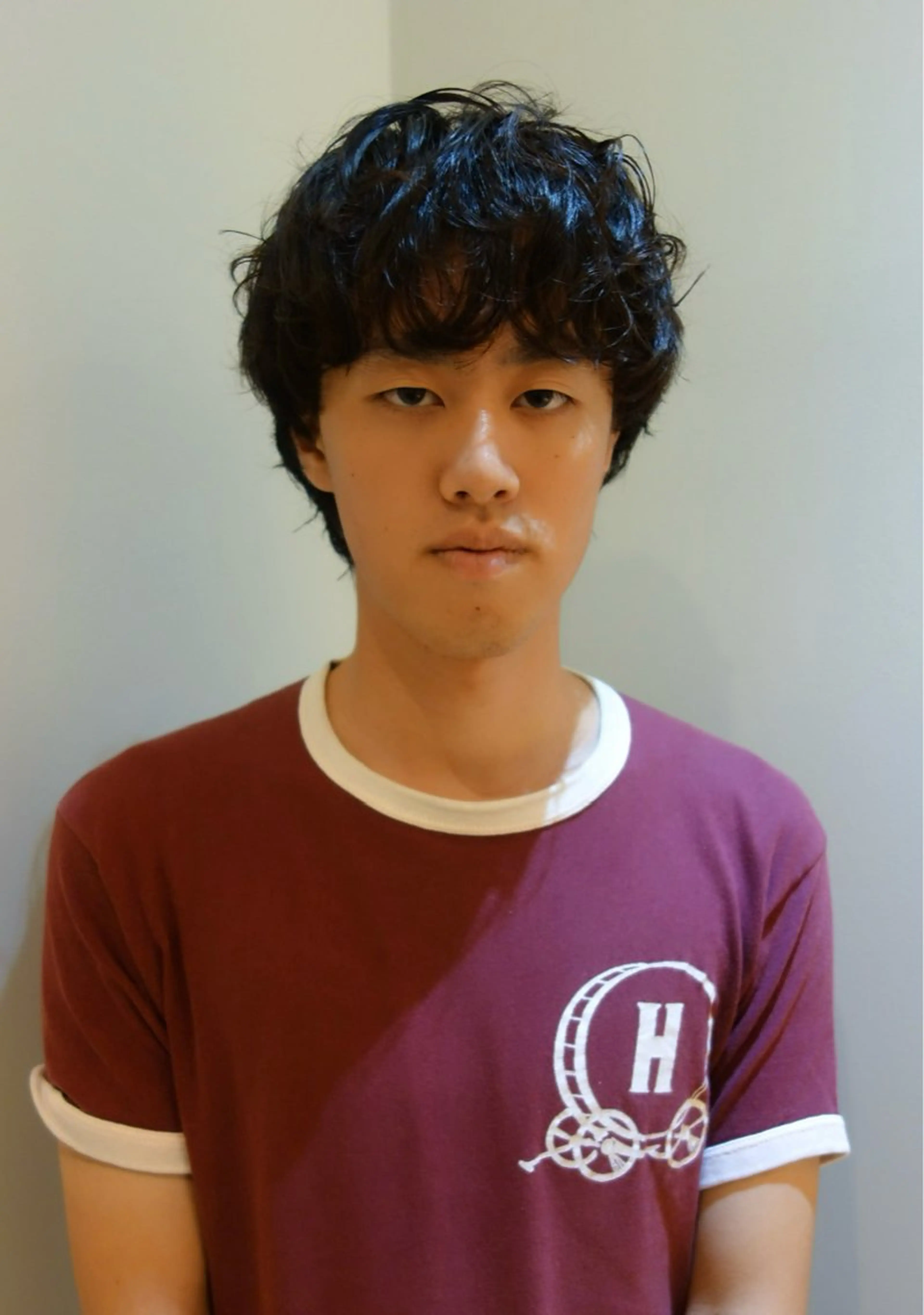 ショート パーマ HEIMER ミカド　サトル△のヘアスタイル