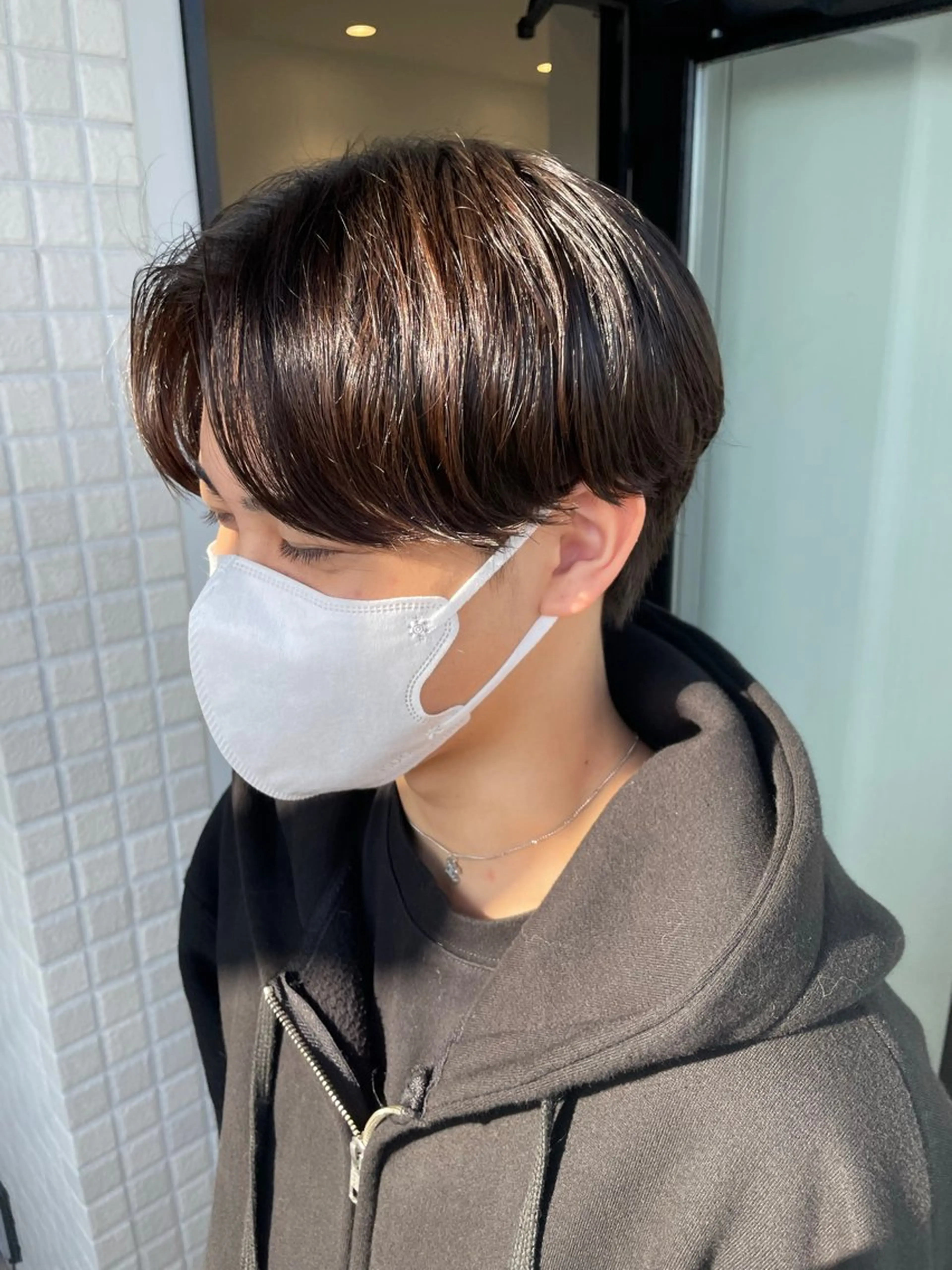 ショート カラー パーマ カット ヘアカラー パーマ ヘアセット メンズ特化 パーマ/オザワのヘアスタイル