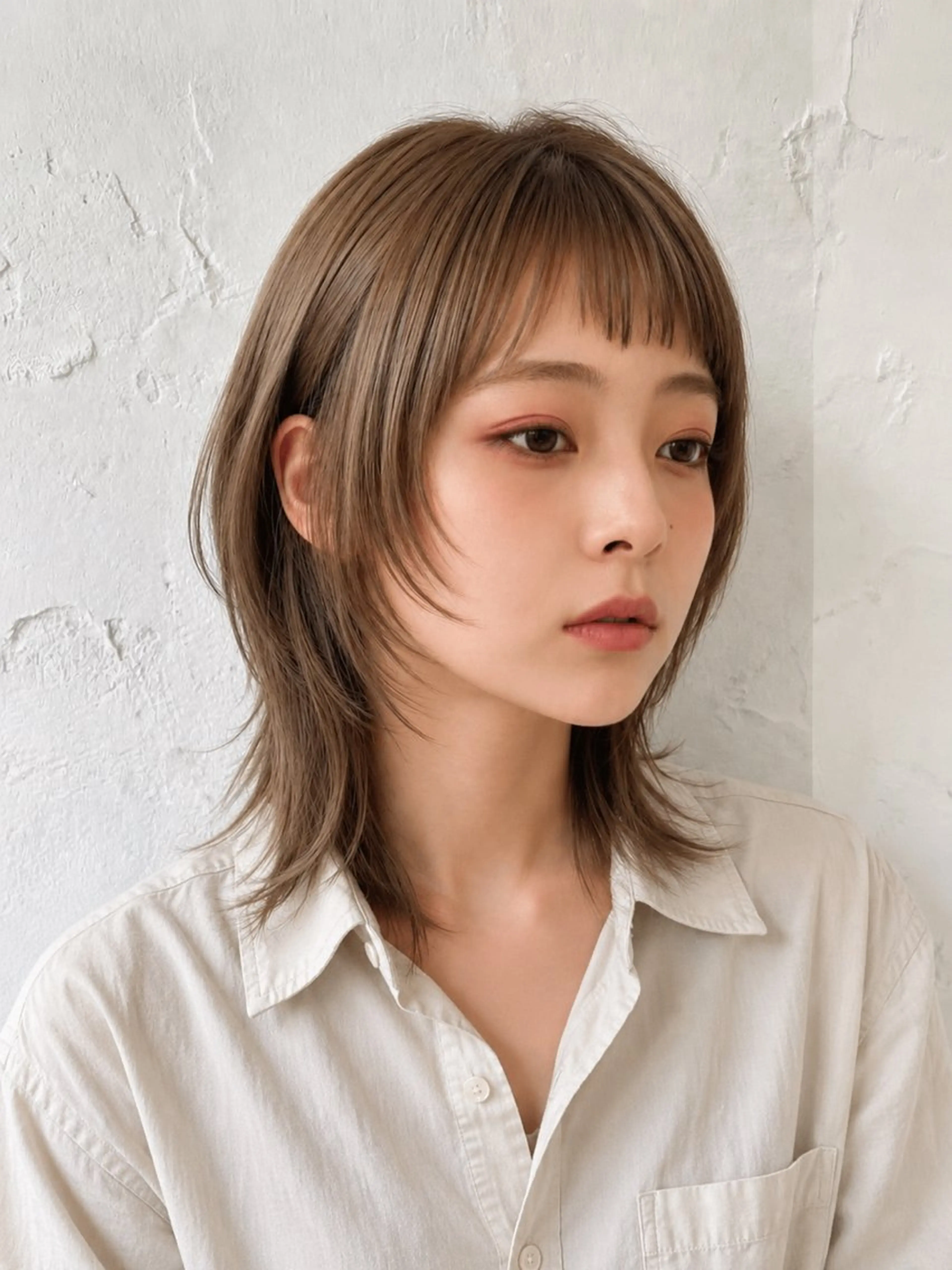 ミディアム ヘアカラー トリートメント ＊美髪縮毛矯正＊髪質 改善/RYUTAのヘアスタイル