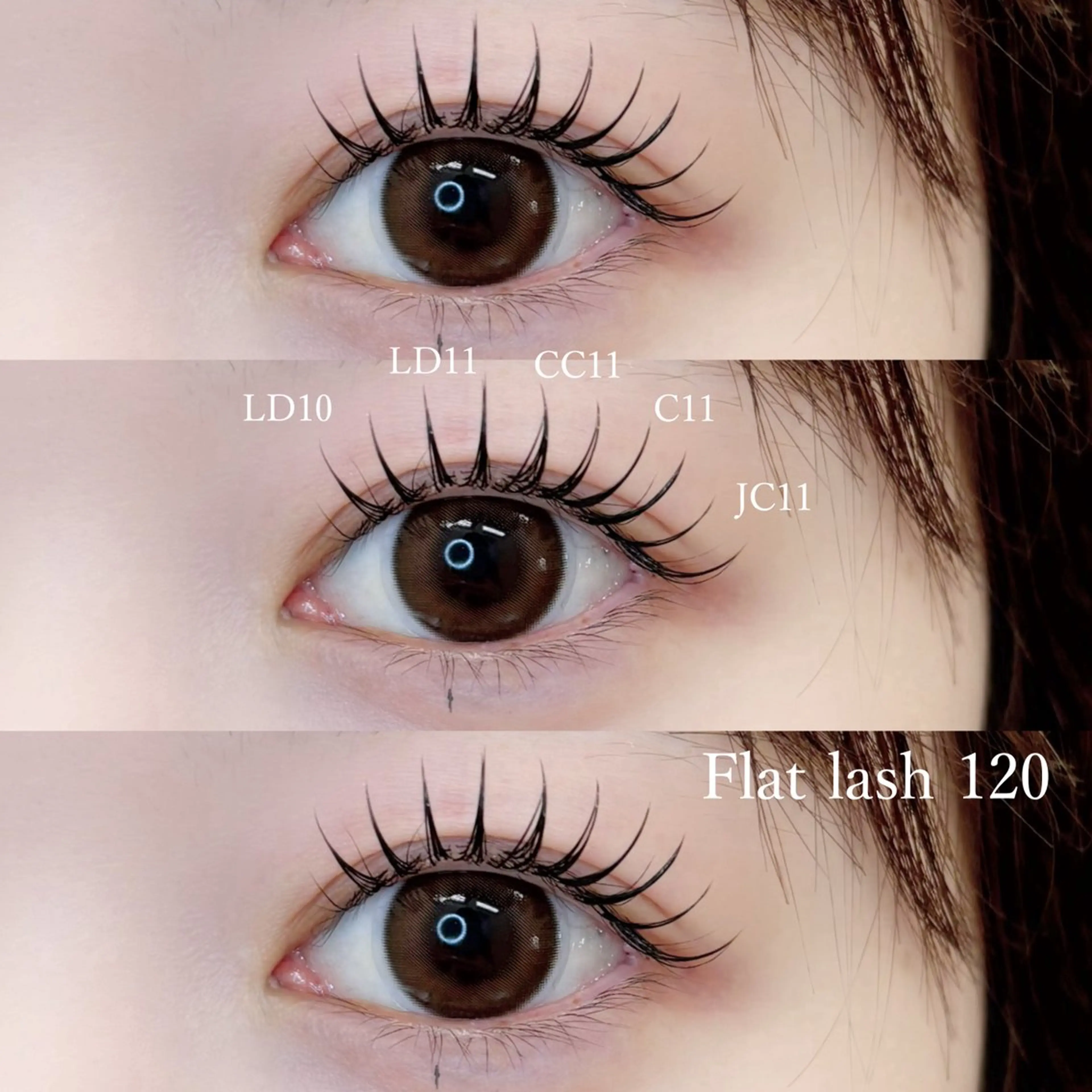 マツエク・マツパ フラットラッシュ [ARVA] KYOKAのマツエク・マツパデザイン