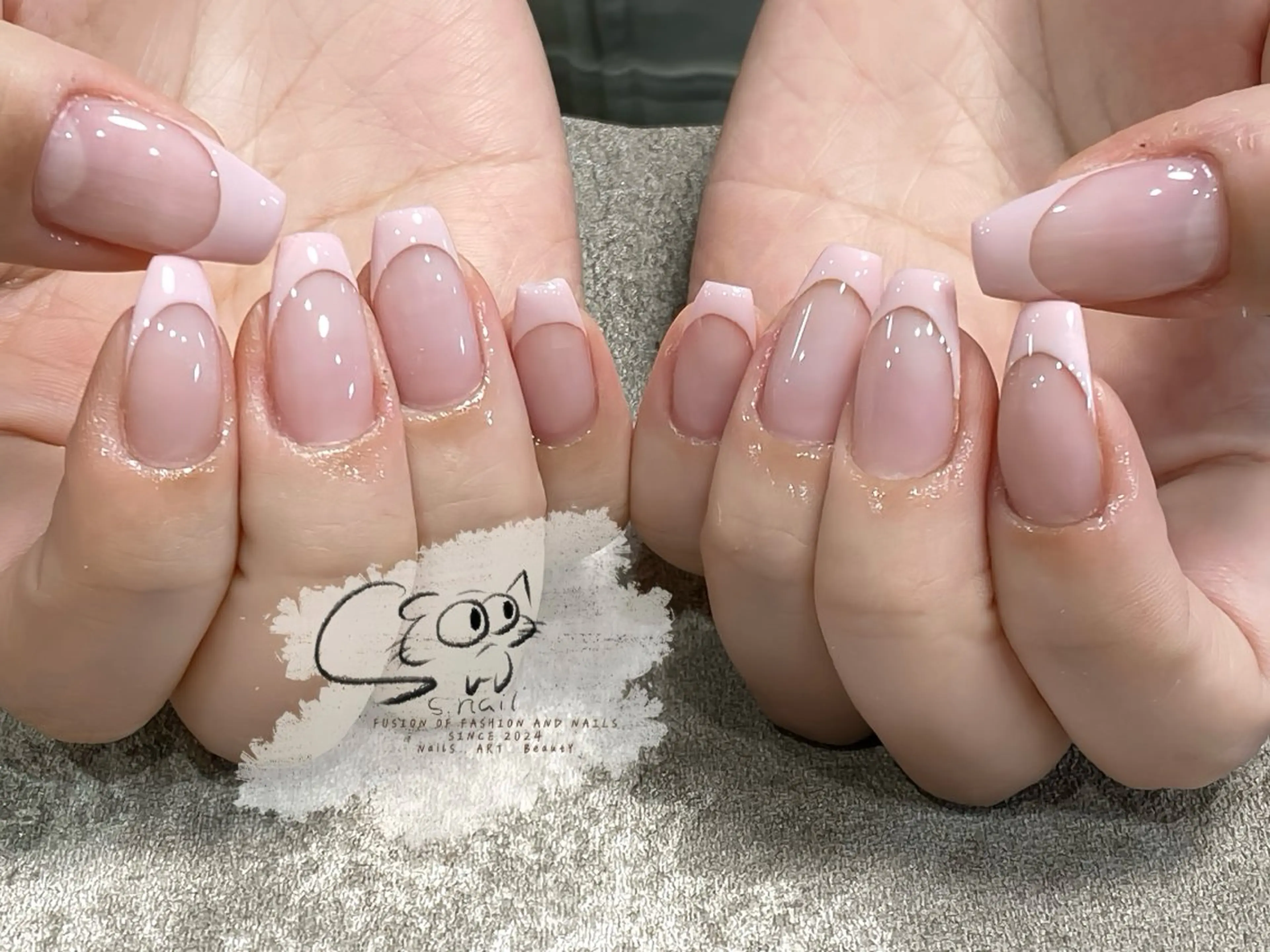 ネイル チークネイル フレンチネイル グラデーション マグネットネイル ワンカラーネイル S.nail _のネイルデザイン