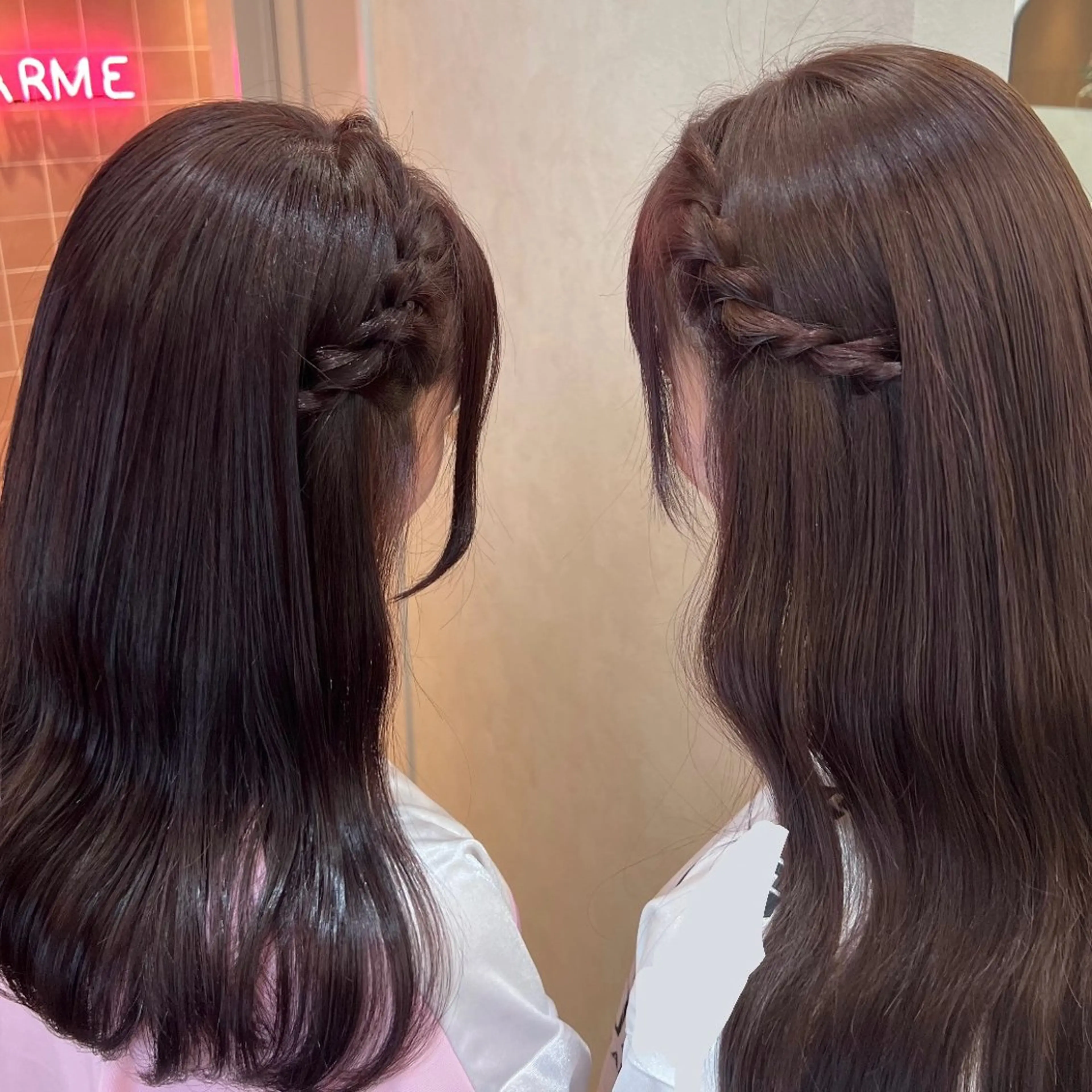 ヘアアレンジ ヘアセット うる艶カラー×韓国 ヘア/Yumi🎀のヘアスタイル