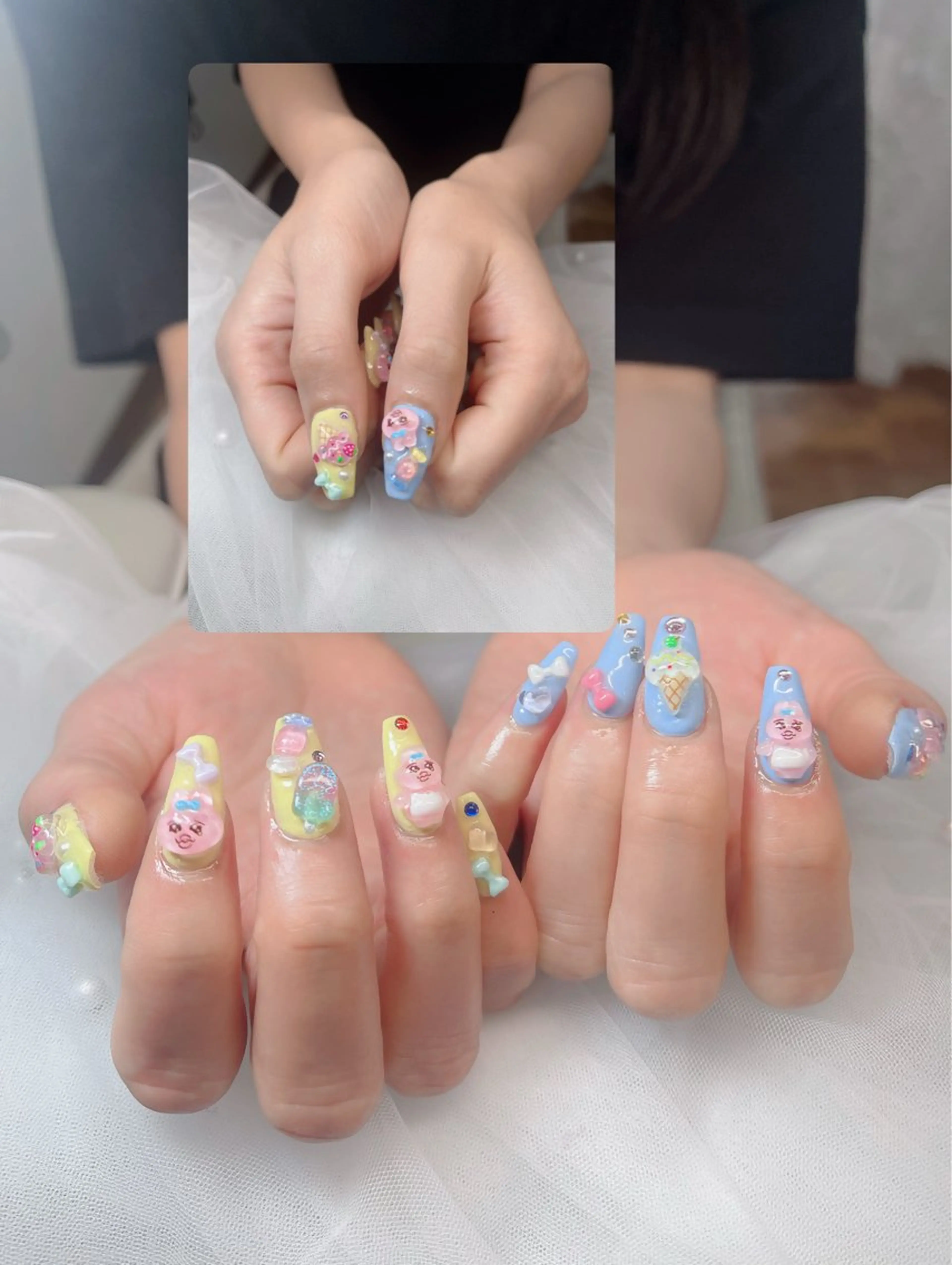 ネイル ハイネイル 自宅サロンのネイルデザイン