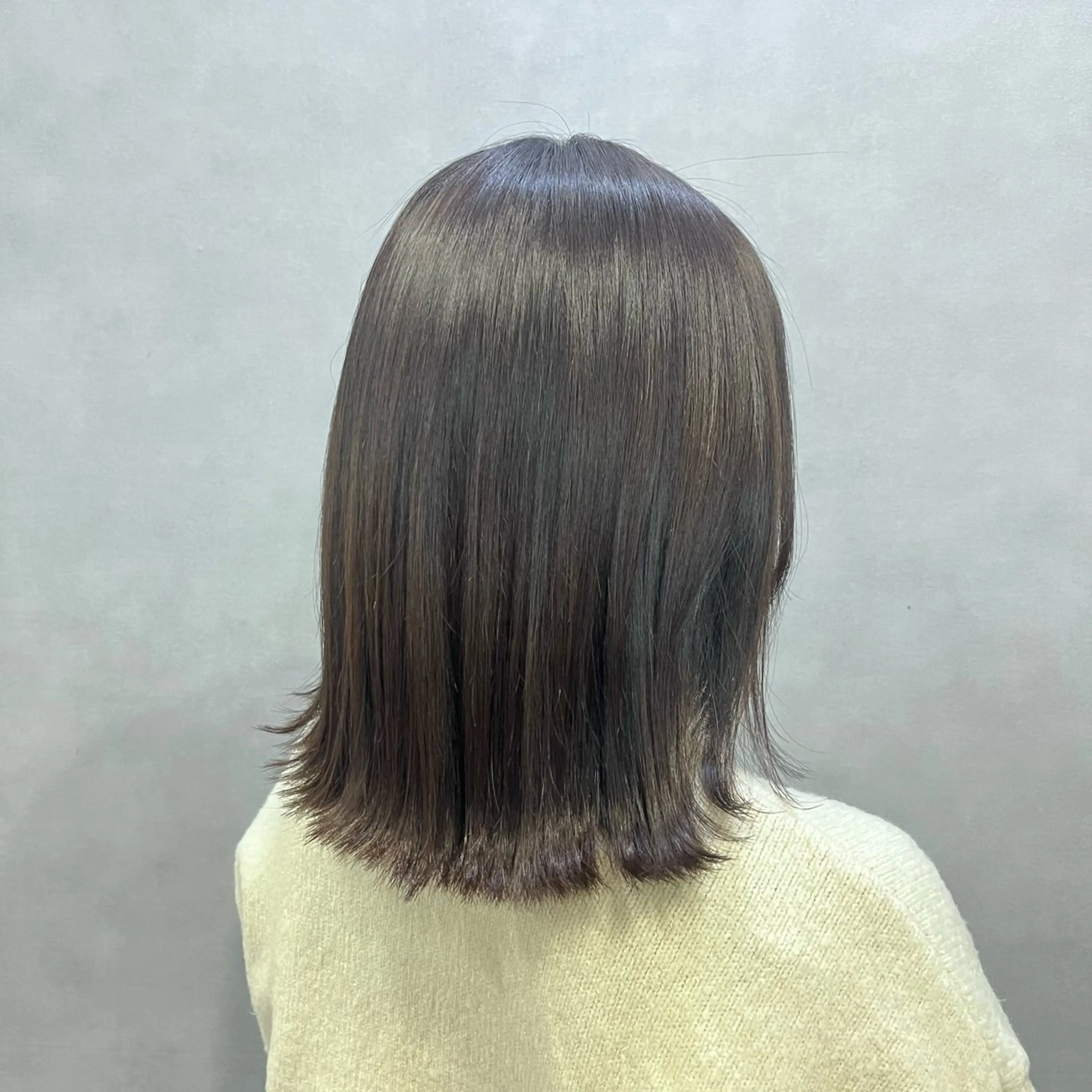 ミディアム カラー ブラウンカラー シアーブラウン 縮毛矯正 トリートメント 透明感カラー/パーマ 🌀アオノのヘアスタイル