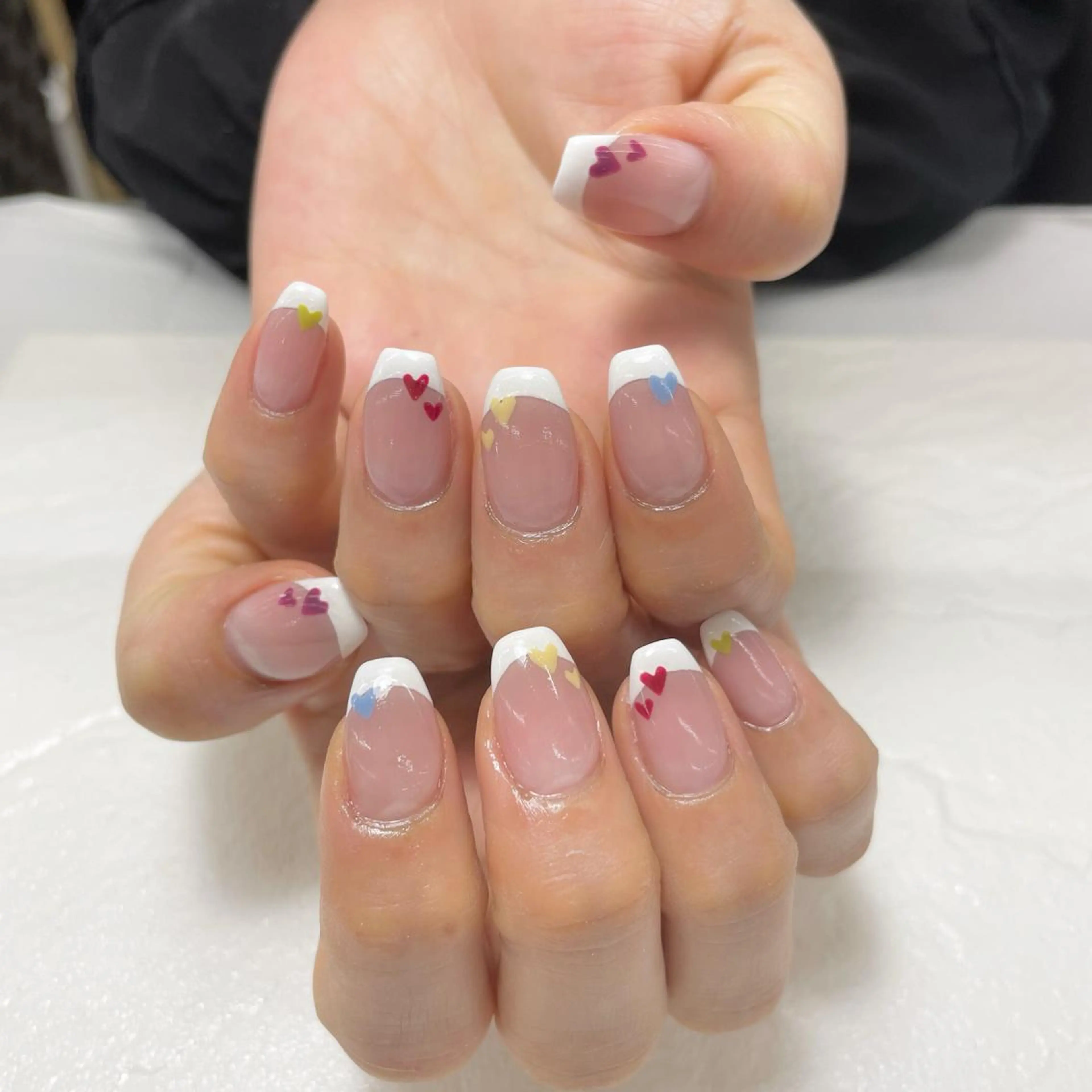 ネイル フレンチネイル 持ち込み MINORI Nail&Waxのネイルデザイン