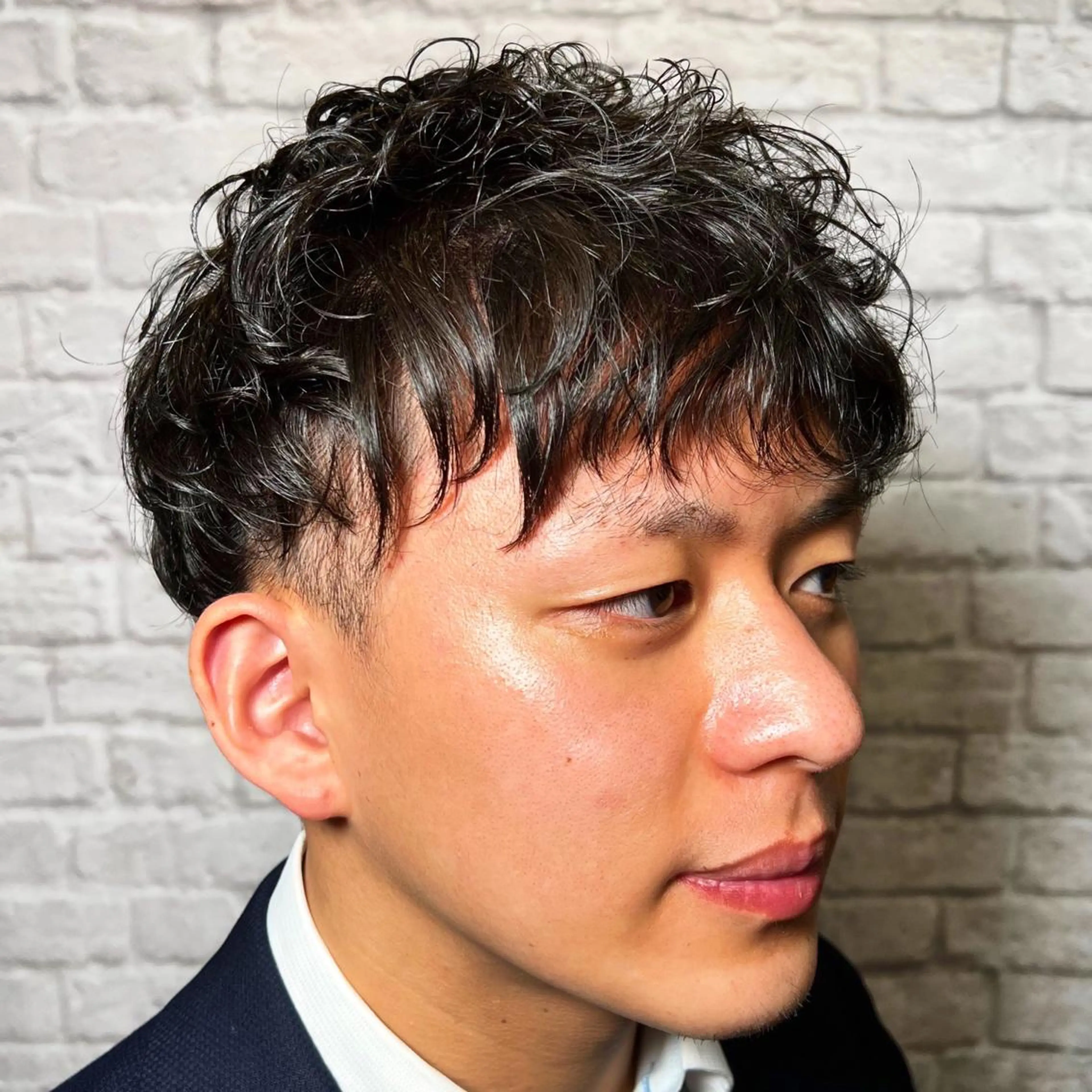ショート カラー パーマ ヘアアレンジ メンズ メンズカット/パーマ 山崎航平💈のヘアスタイル