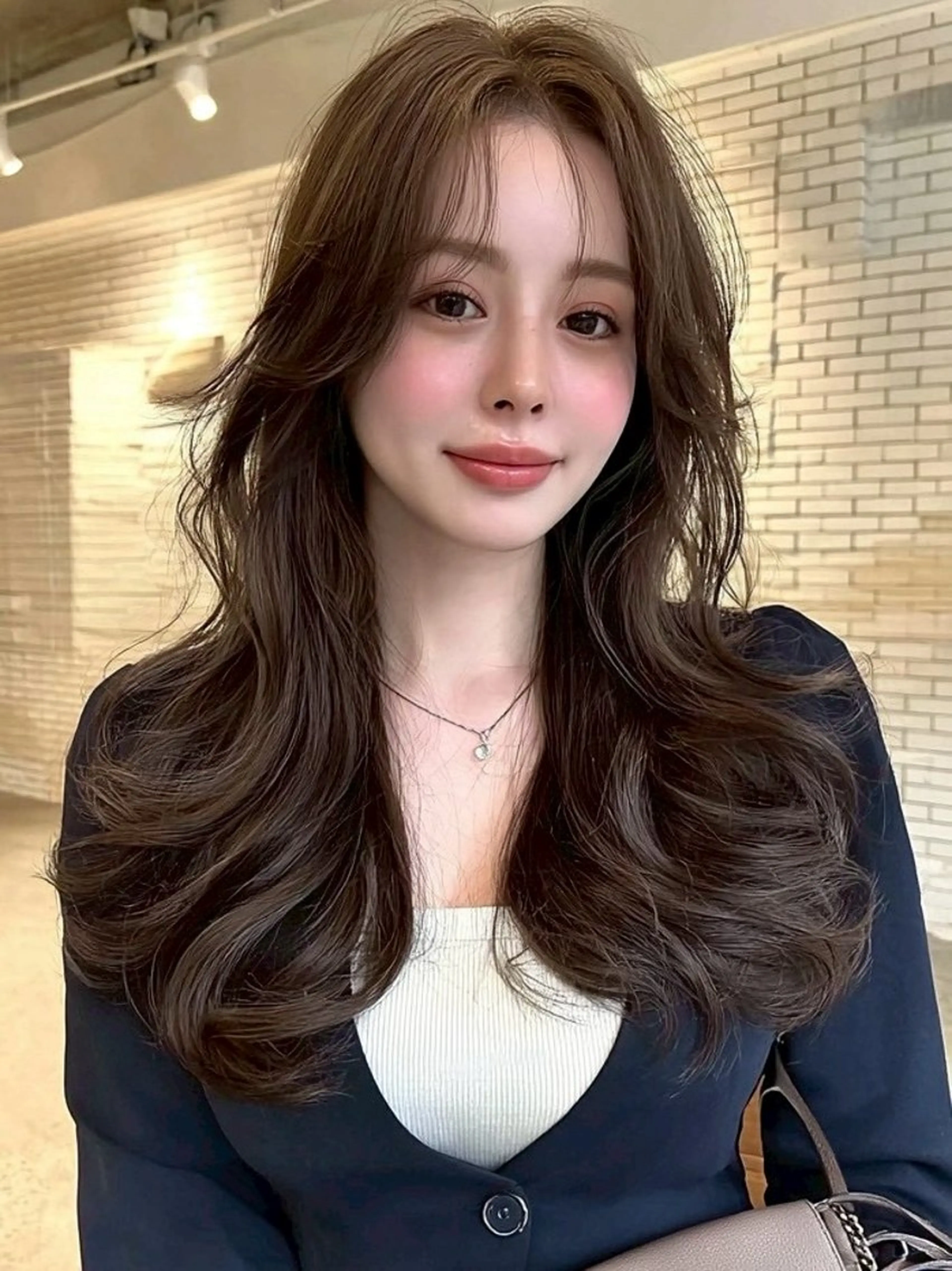 ロング カット ヘアカラー パーマ トリートメント 髪質改善/パーマ 👑水町幸基のネイルデザイン