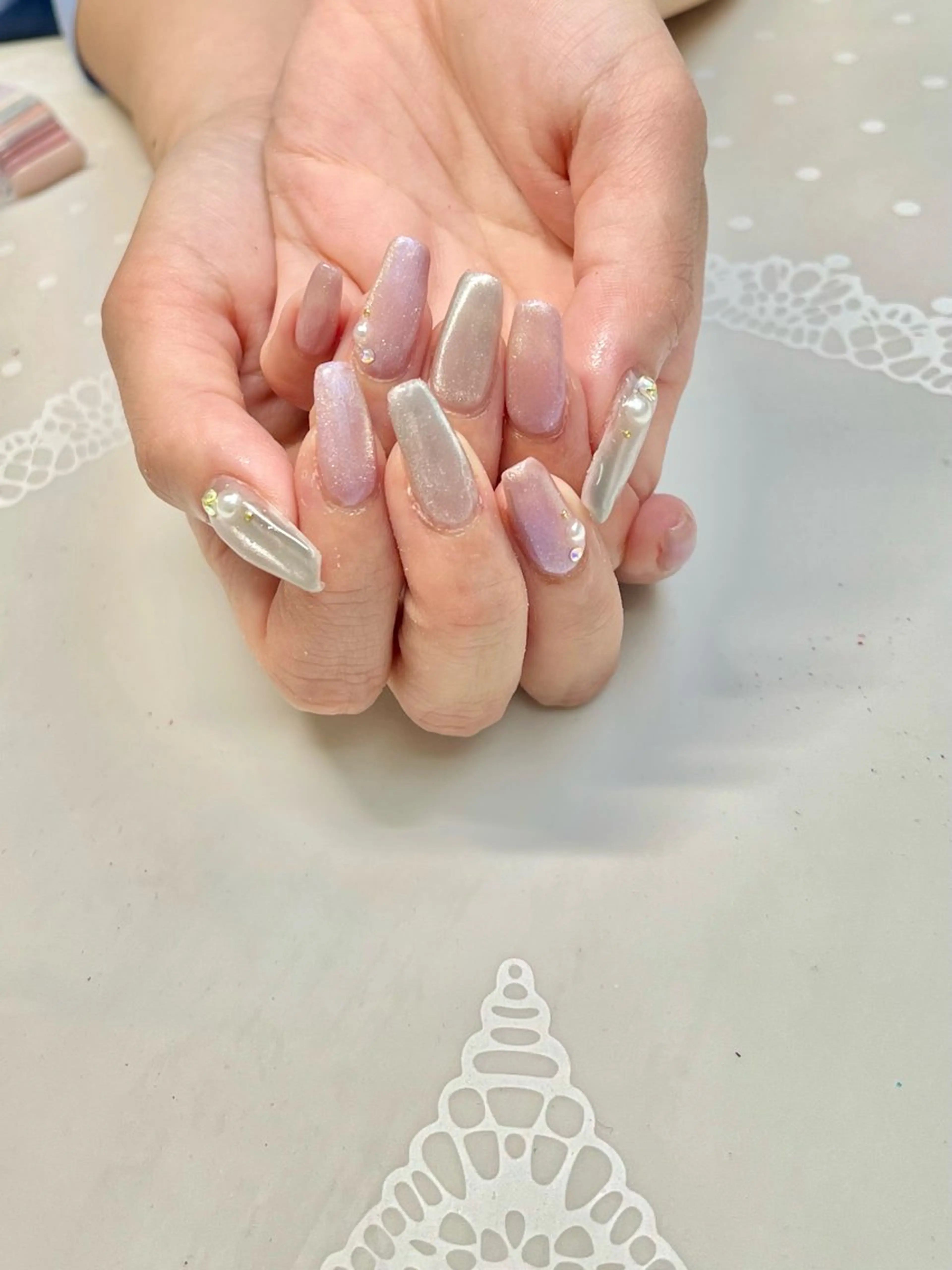 ネイル ハンドネイル 新宿ネイルサロン ジェミディローサのネイルデザイン
