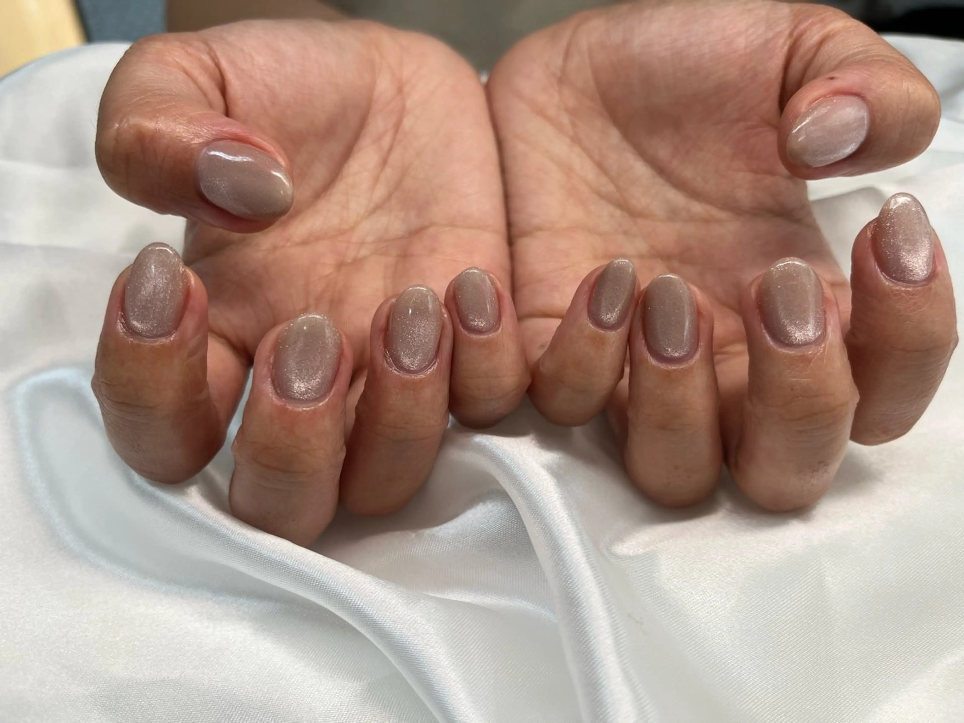 ネイル マグネットネイル マグネットワンカラー ワンカラーネイル A"nail ネイリストayanaのネイルデザイン