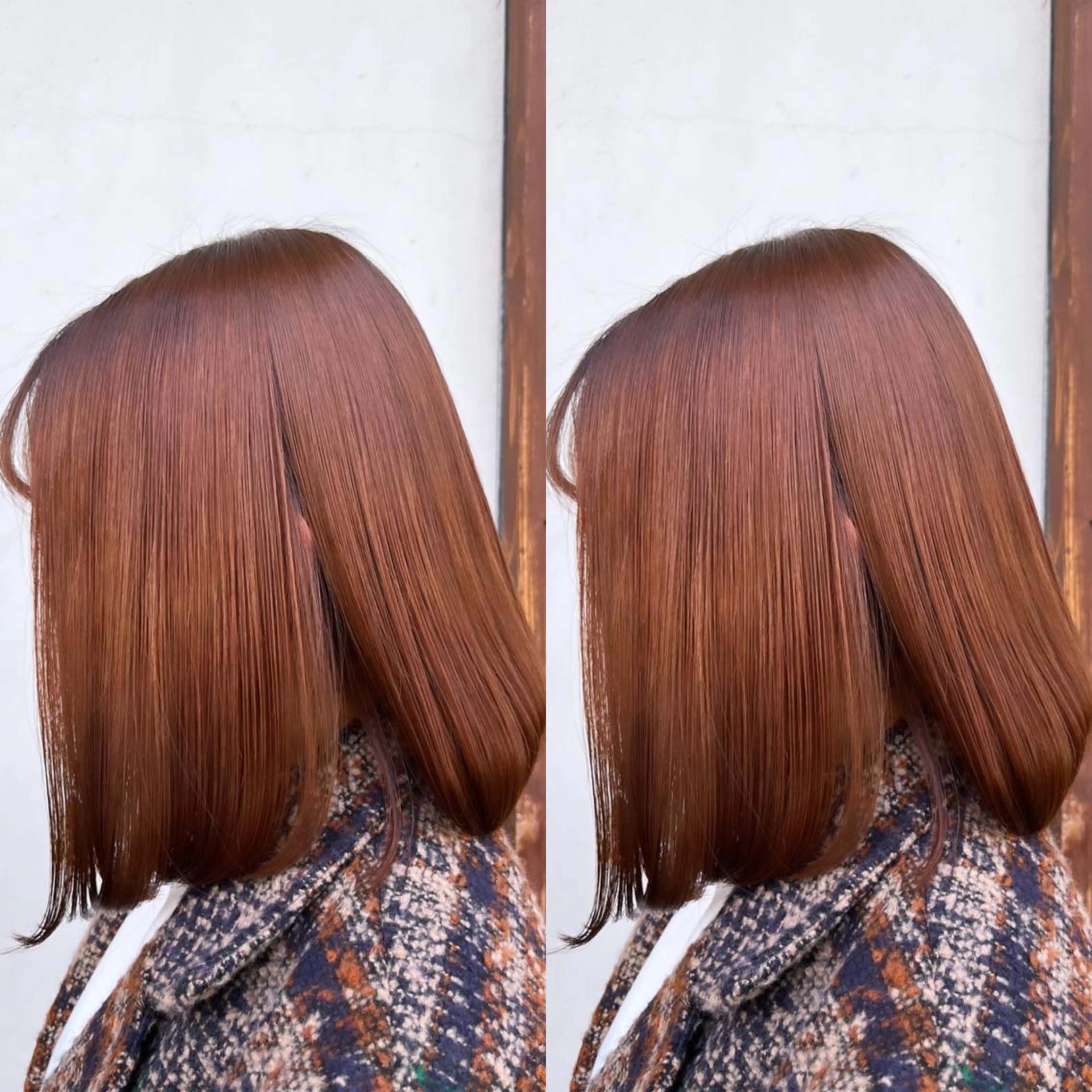 ミディアム カラー 髪質改善･縮毛矯正 特化･ユウシンのヘアスタイル