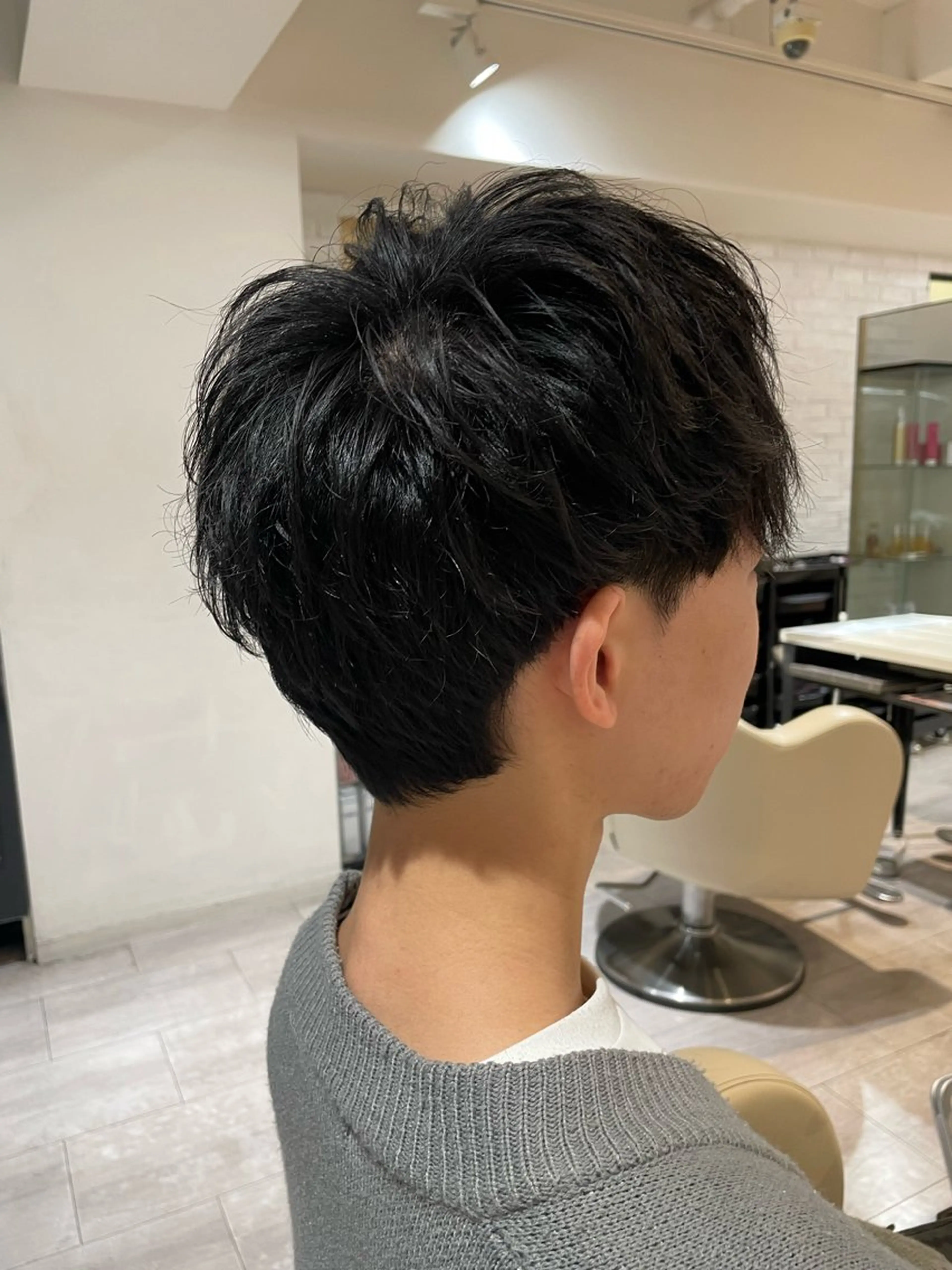 メンズ miwa/ボブパーマ /モードボブのヘアスタイル