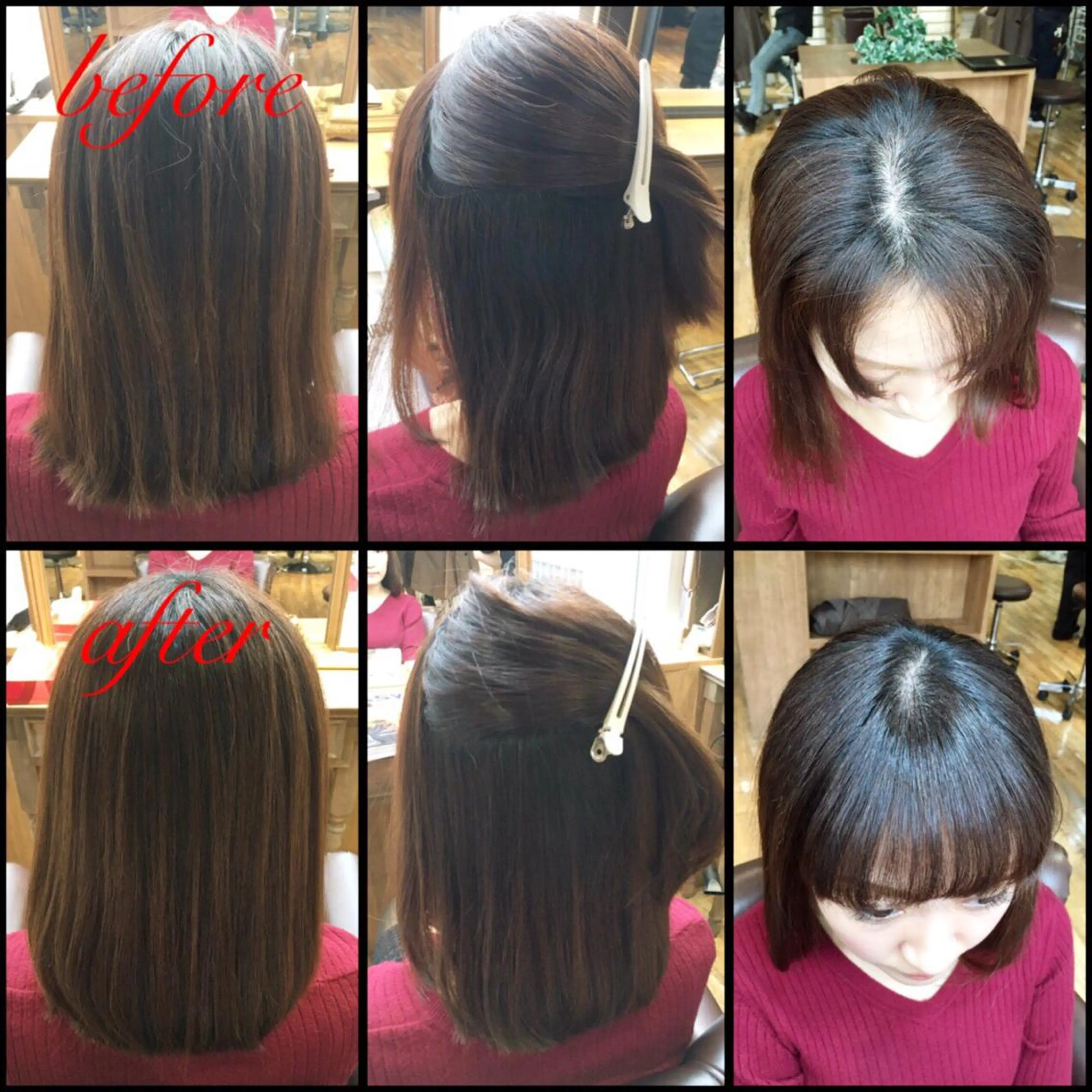 ミディアム パーマ ストレートパーマ ブリーチ縮毛矯正/ デサキ ショウヘイのヘアスタイル