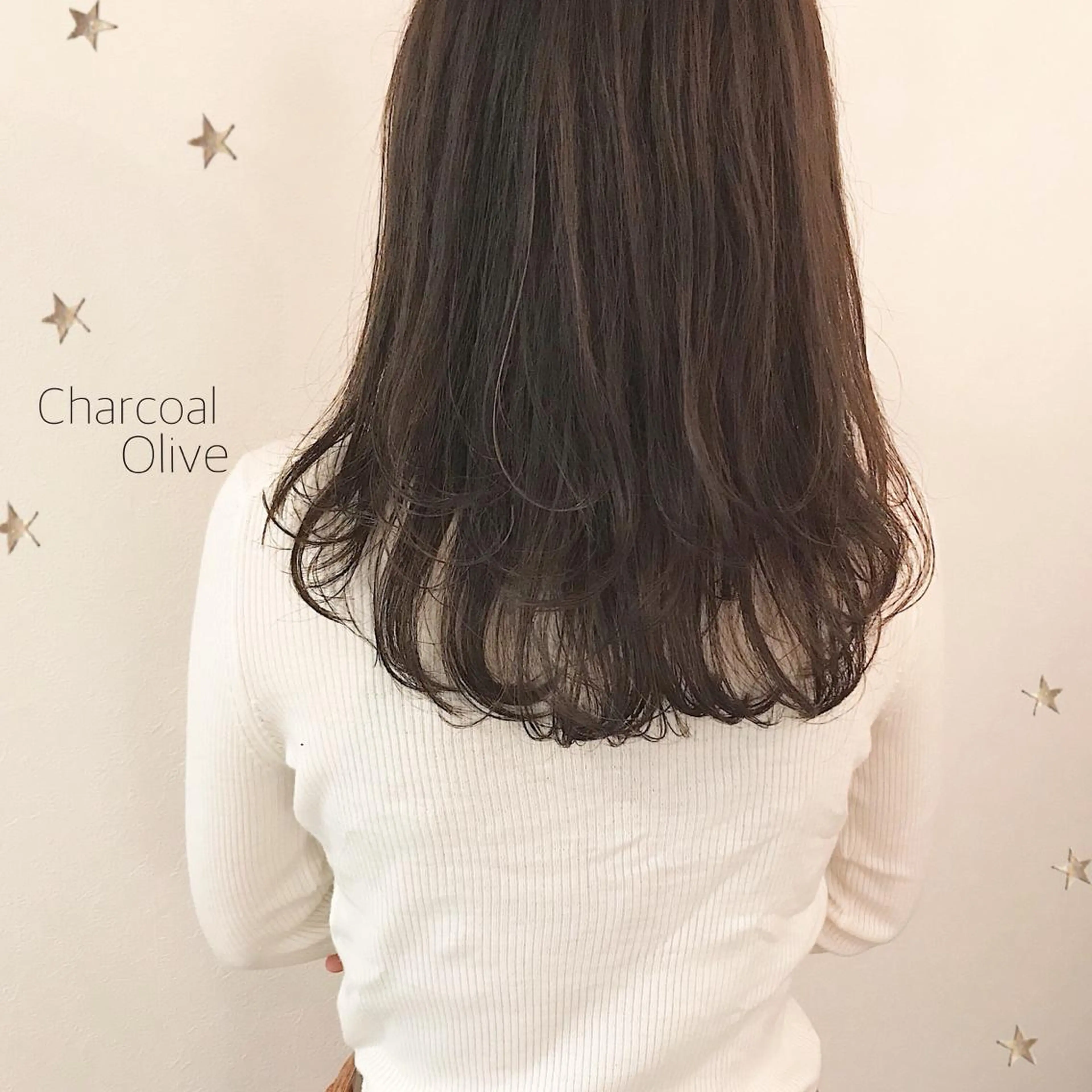 セミロング カラー 市川 千夏のヘアスタイル