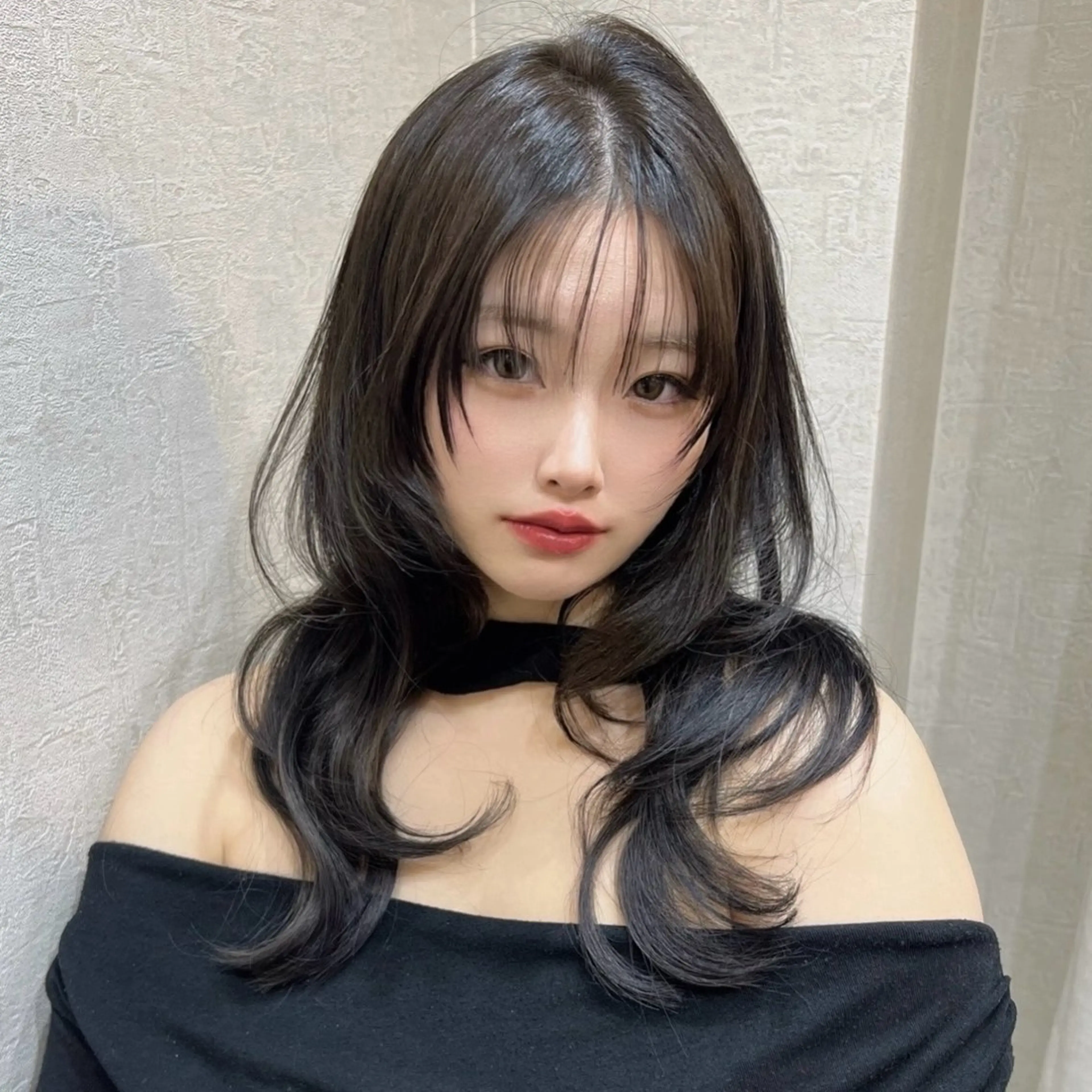 ロング HACHI美容室 韓国ヘア　AKARIのヘアスタイル