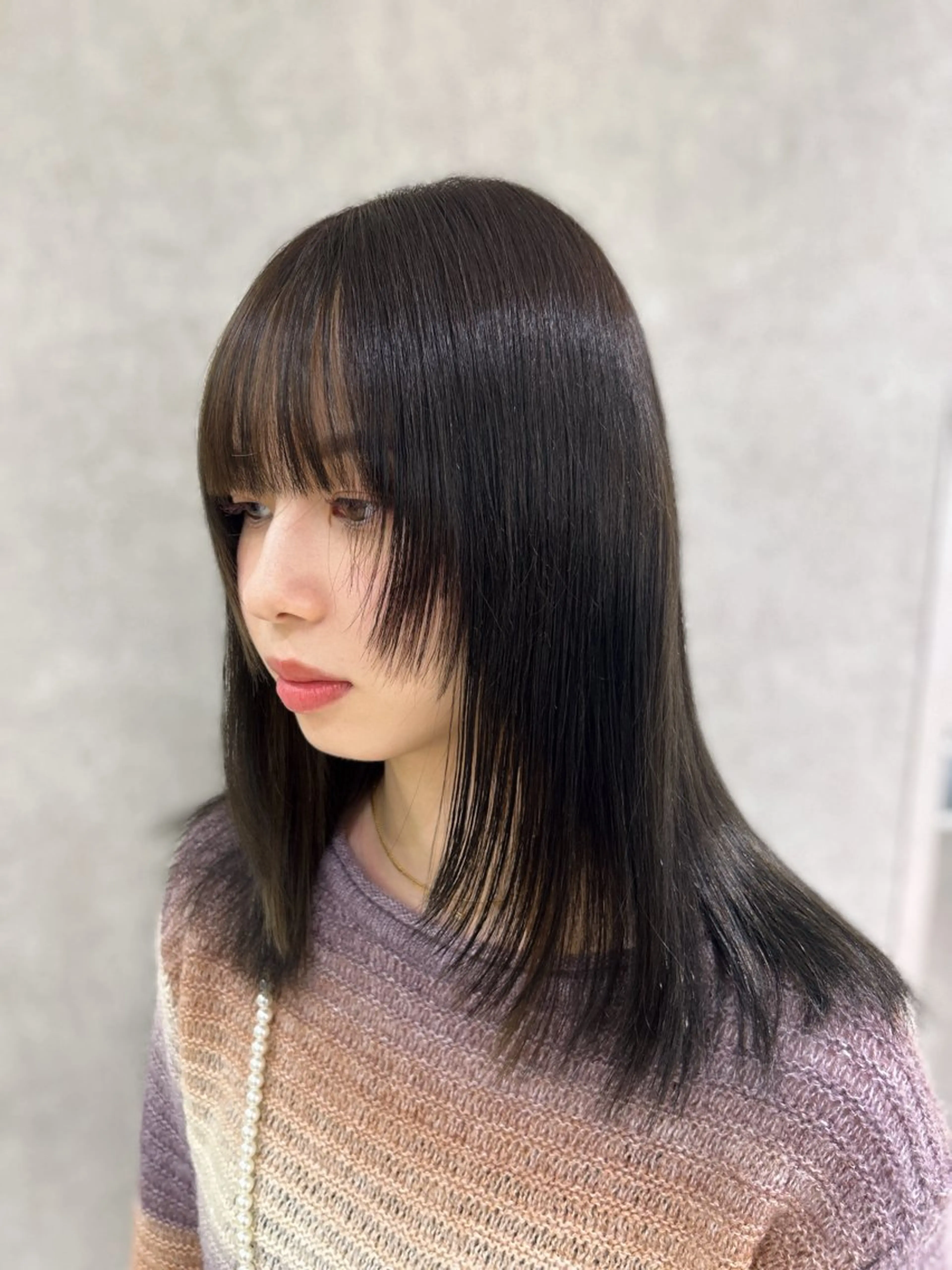 ミディアム 〖 韓国hair 〗 室岡 咲希のヘアスタイル