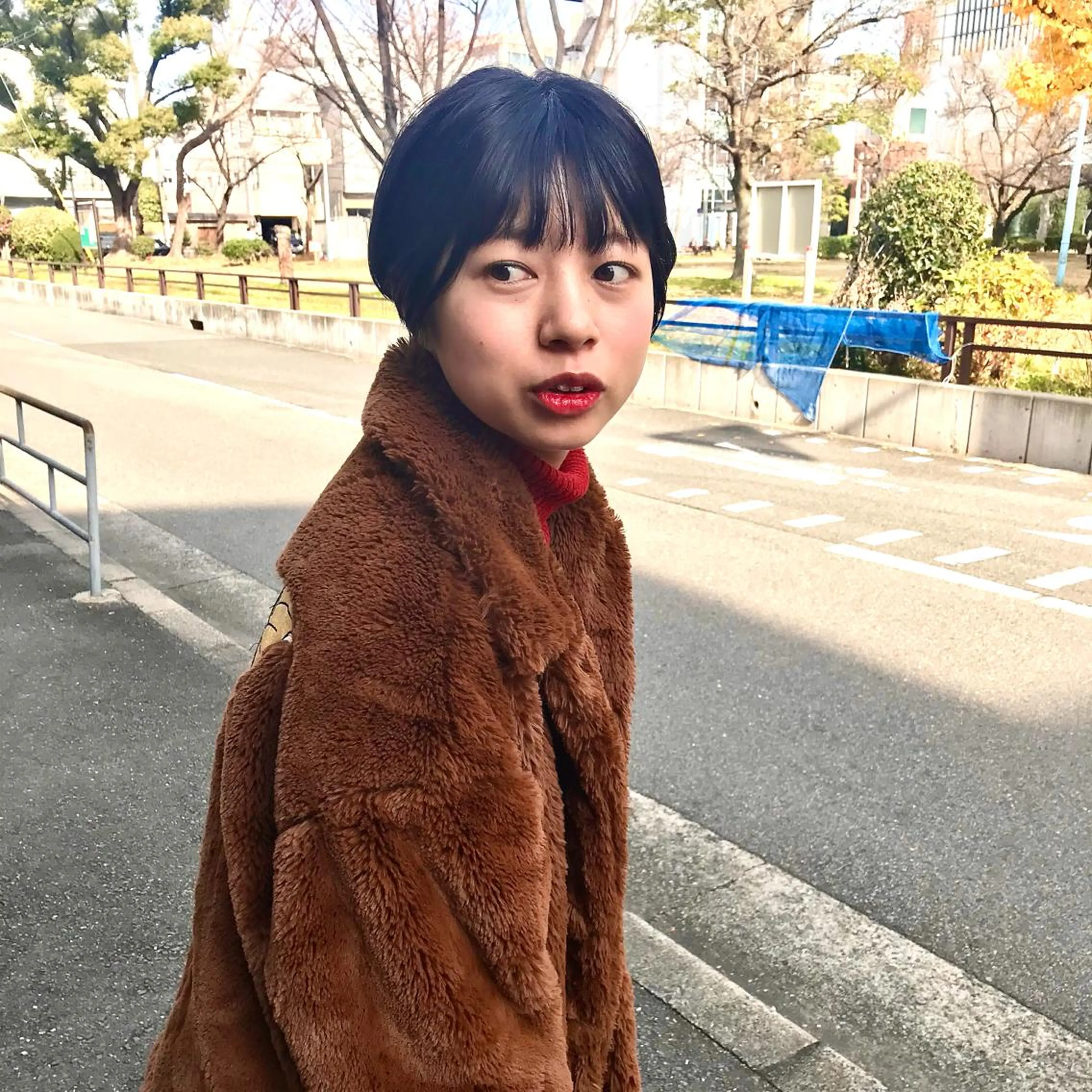 ショート カラー ハンサムショート ショートヘア カット ヘアカラー トリートメント tatsumi/ボブ ウルフ/レイヤーのヘアスタイル