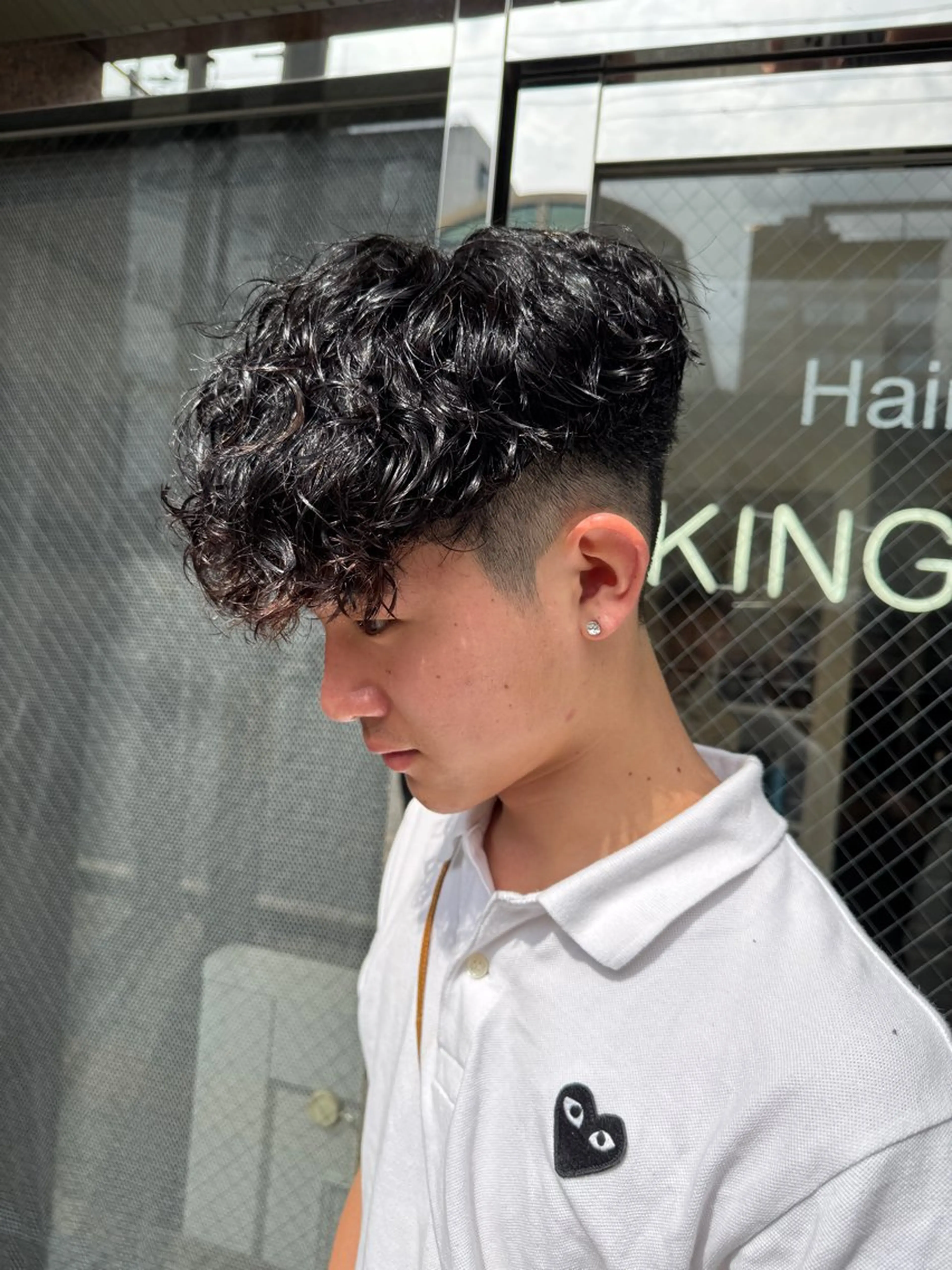 メンズカット&スペインカールの写真