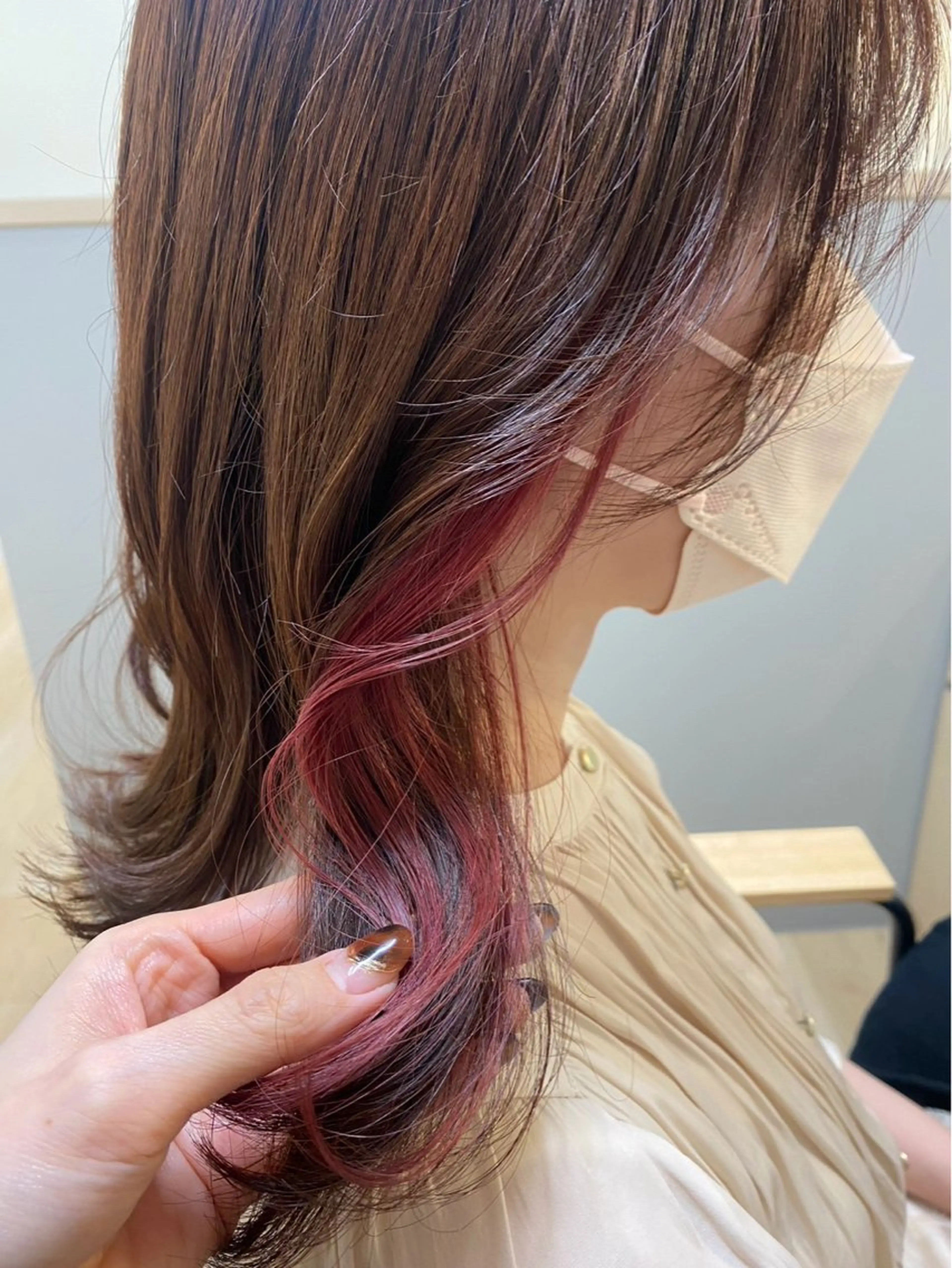 【4/28(火)】ブリーチOKイヤリング、デザインカラー2,500円の写真