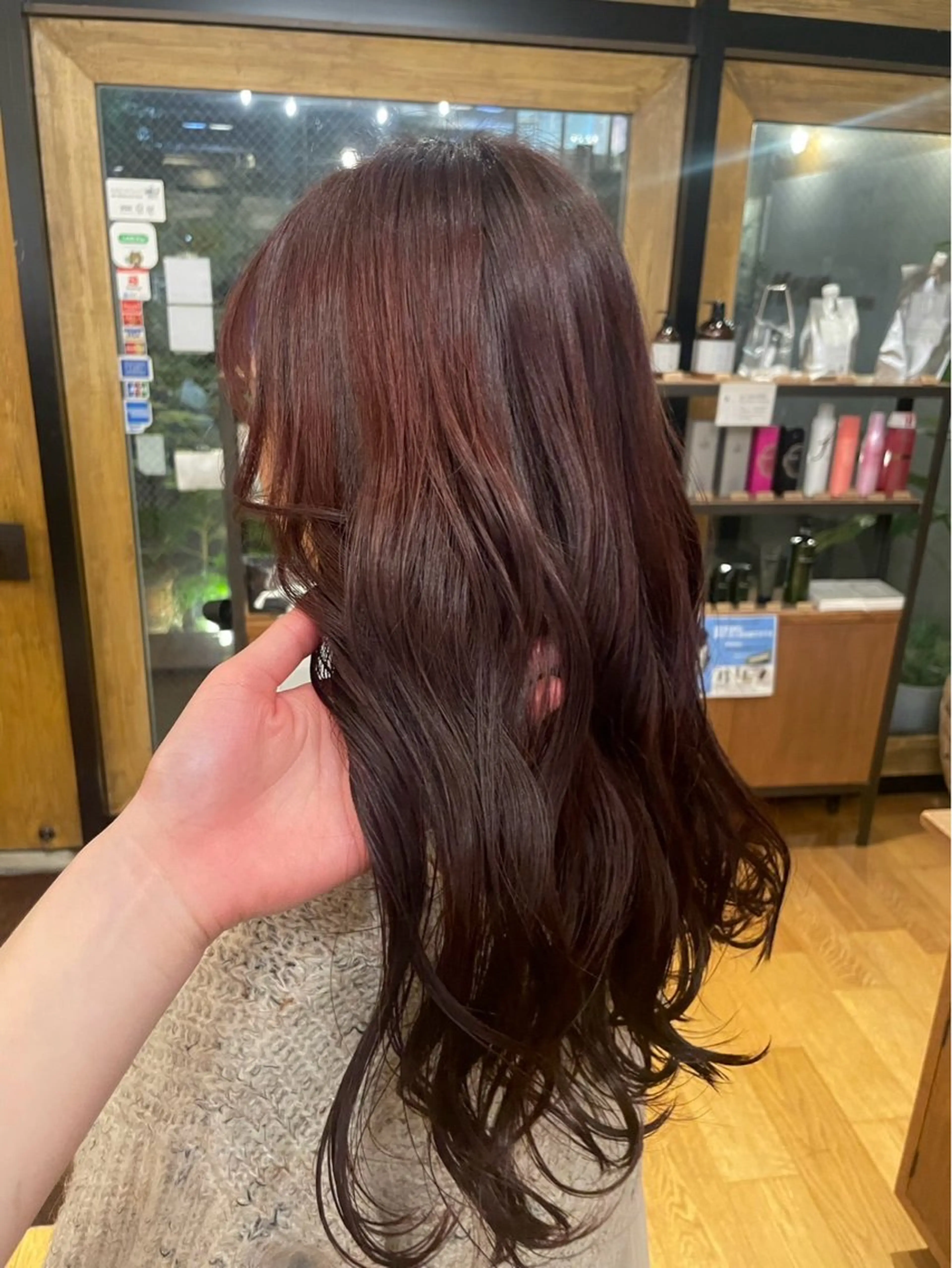 【レッド系❤️🦊】ダメージレスワンカラー⭐️⭐️の写真