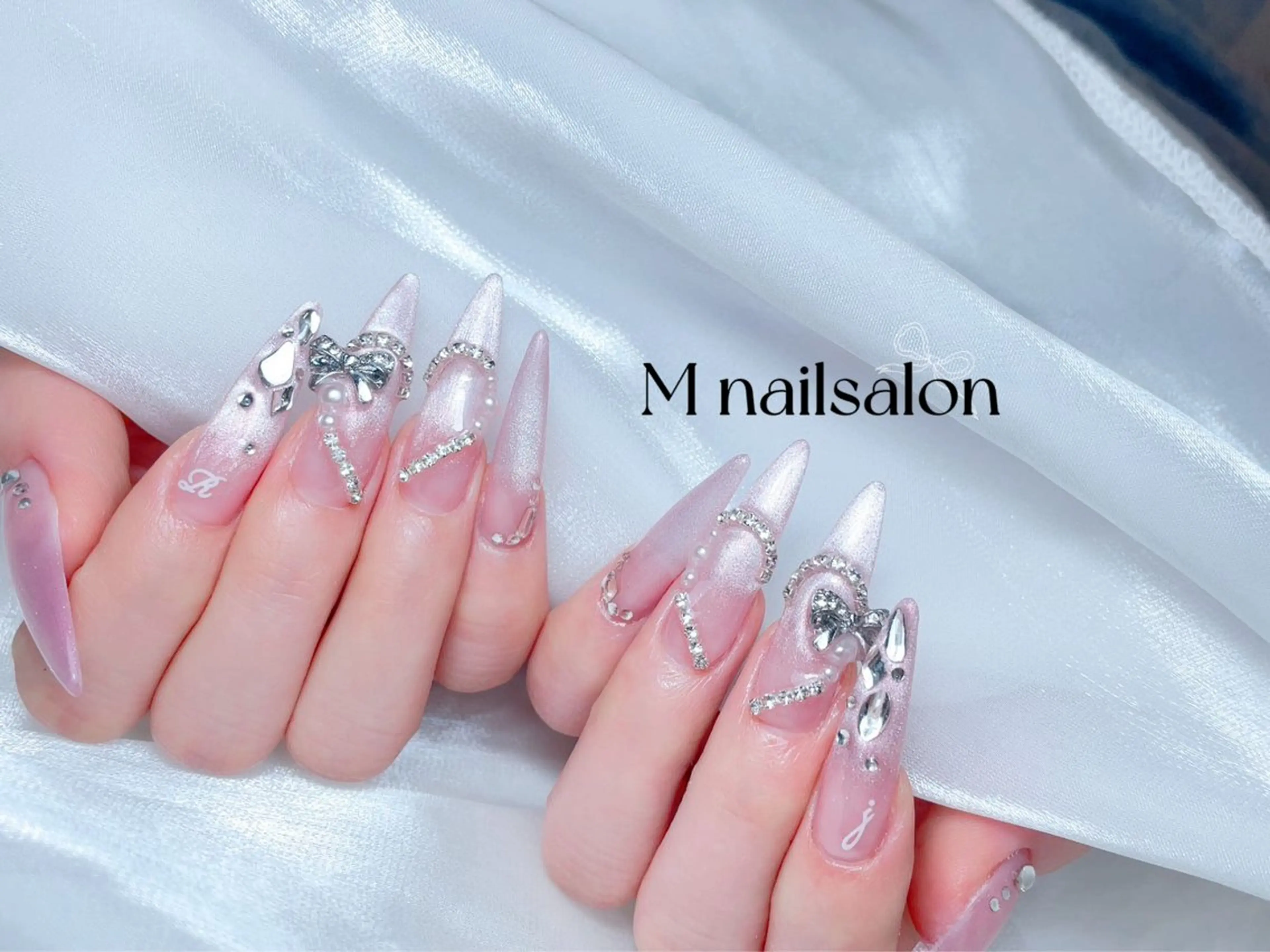 ネイル ハンドネイル M🌷nail 長さだし専門店のネイルデザイン