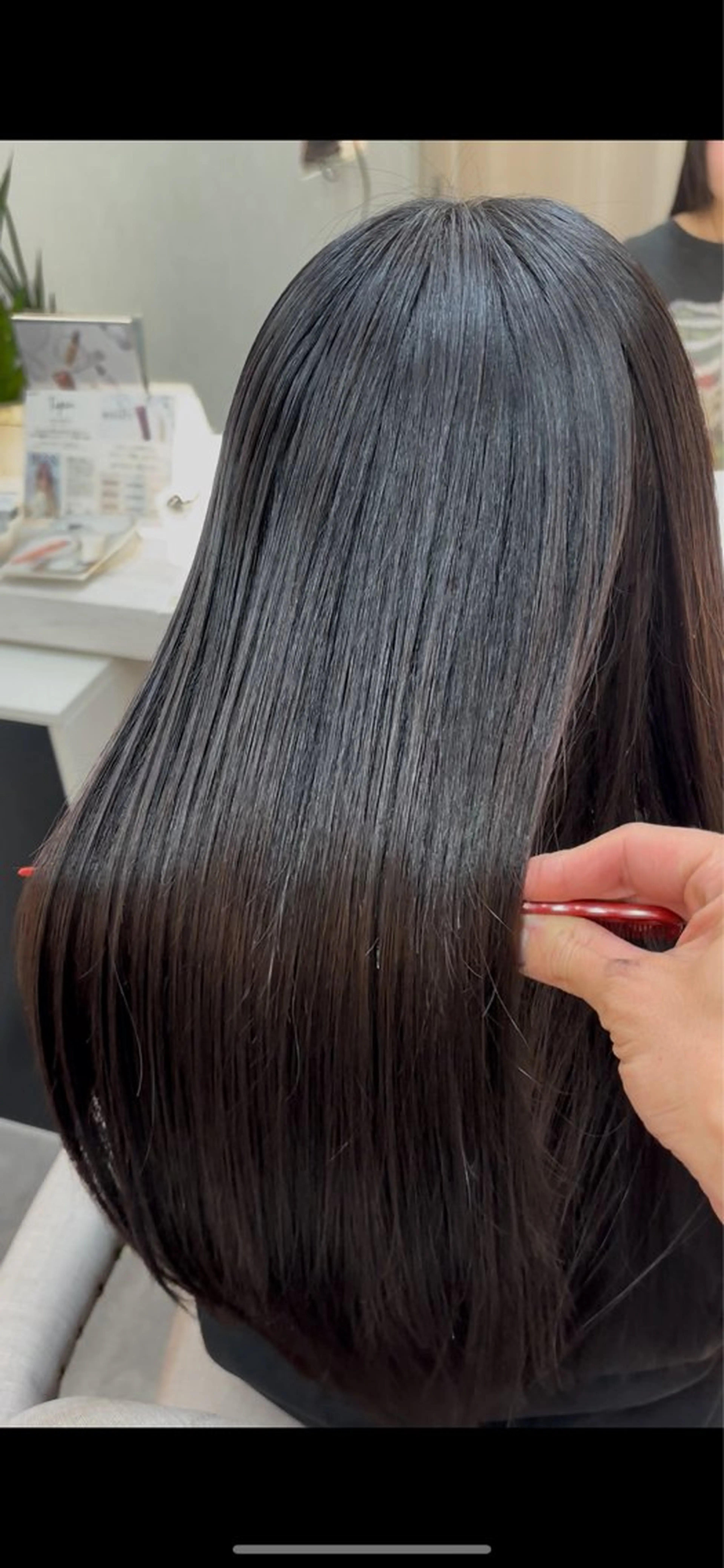 ロング 縮毛矯正 カット 縮毛矯正 トリートメント 完全個室/髪質改善 武田諒のヘアスタイル